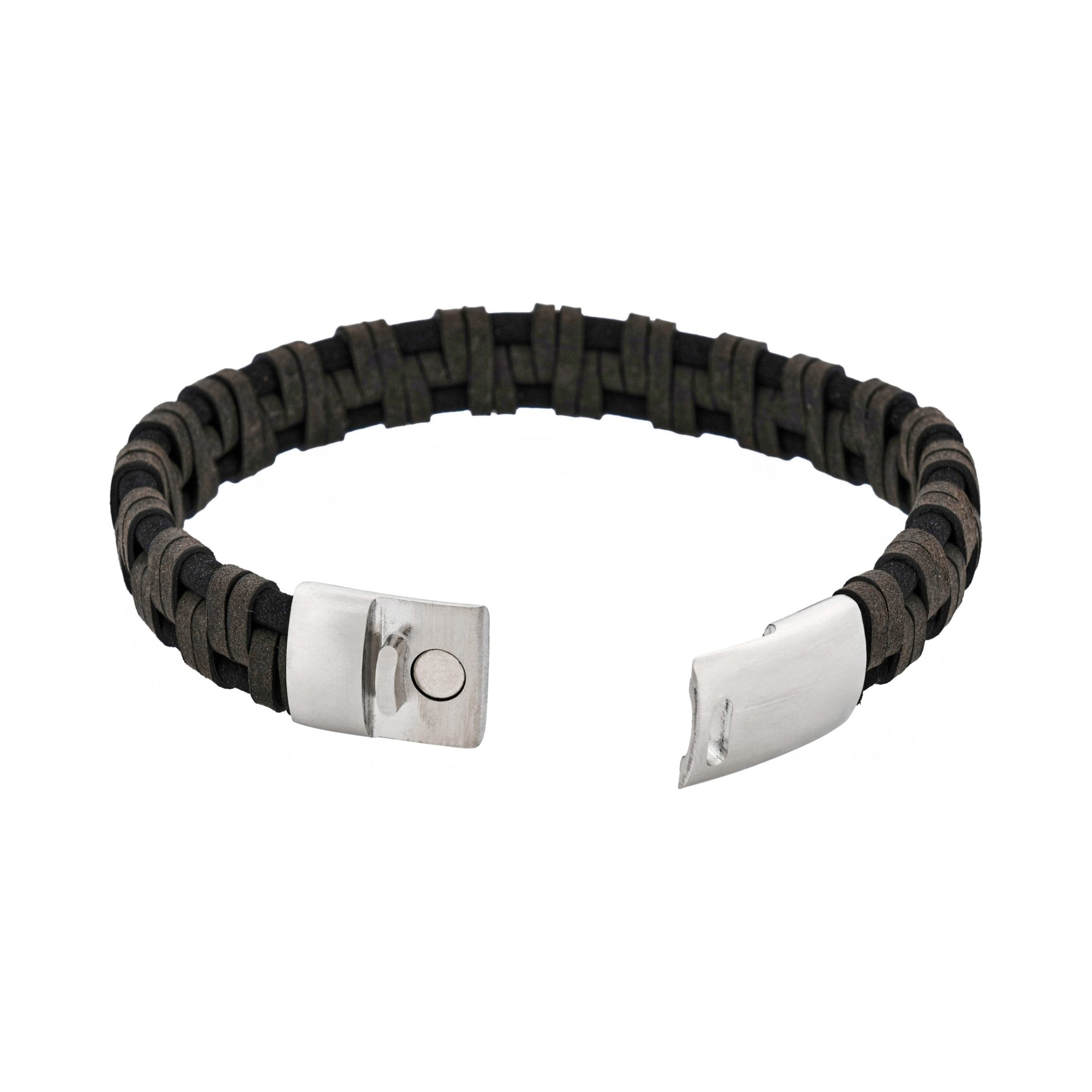 Braided Italian Leather Bracelet