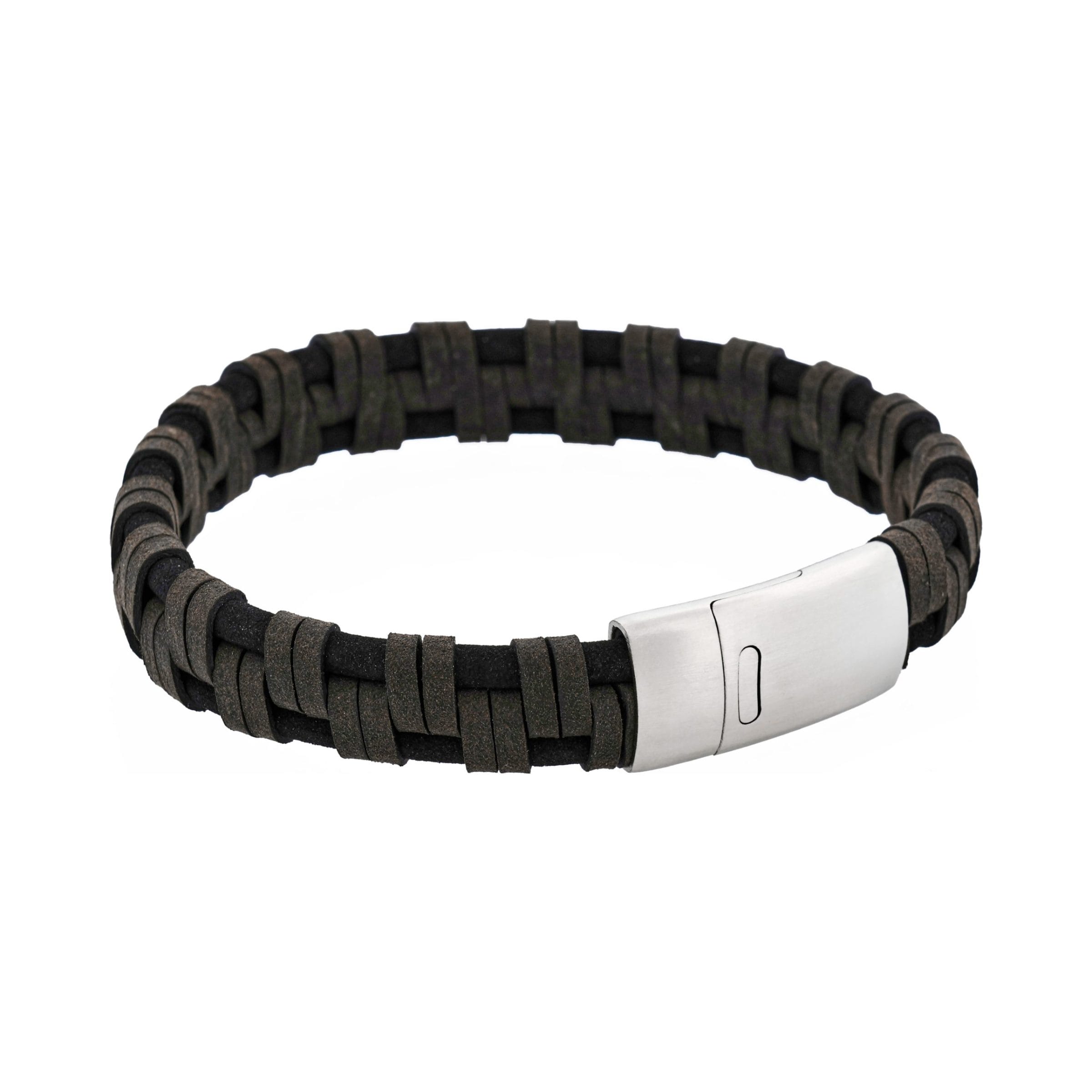 Braided Italian Leather Bracelet
