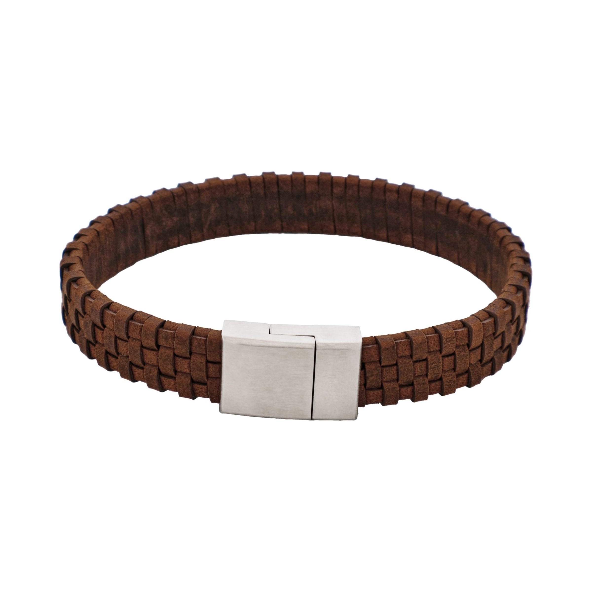 Braided Italian Leather Bracelet