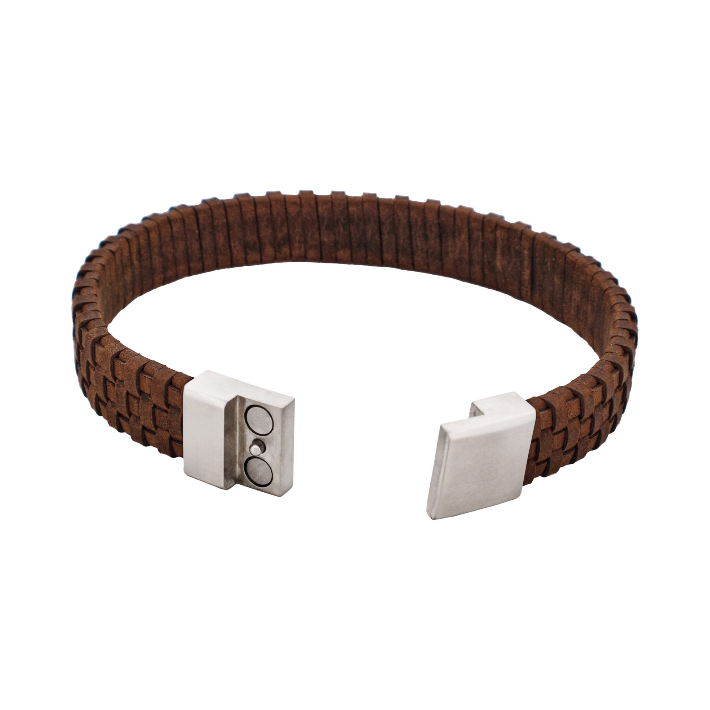 Braided Italian Leather Bracelet