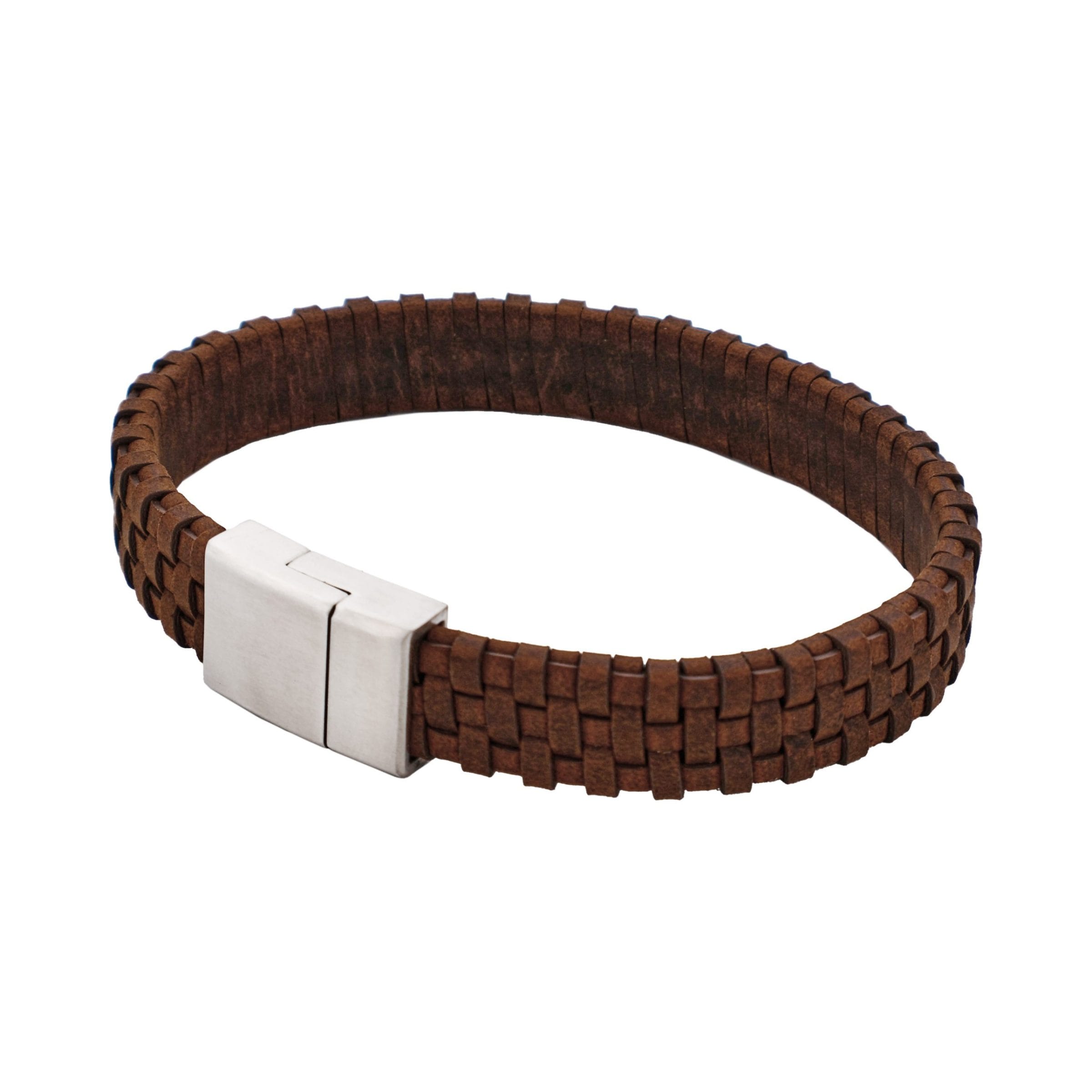 Braided Italian Leather Bracelet