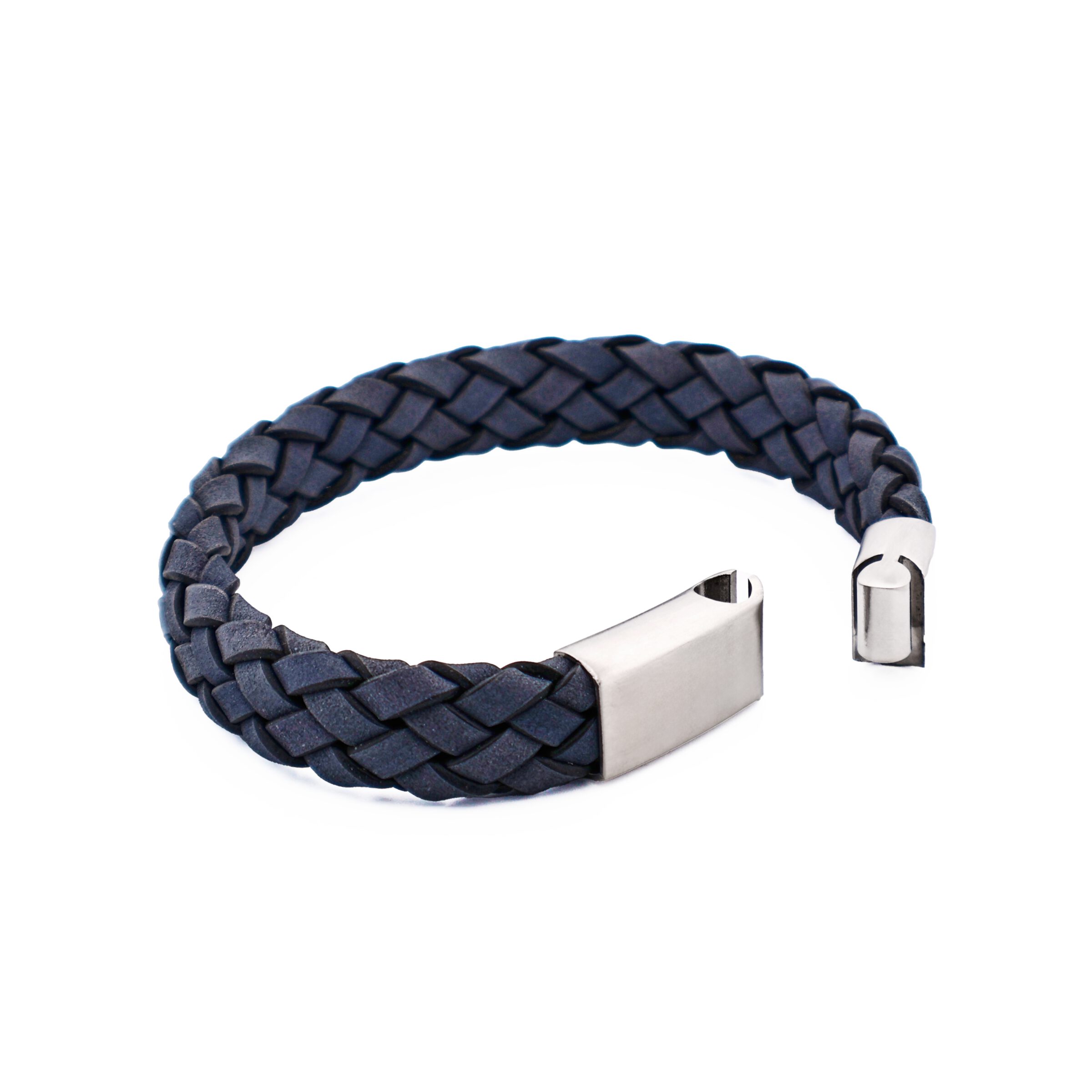 Grey Leather Bracelet