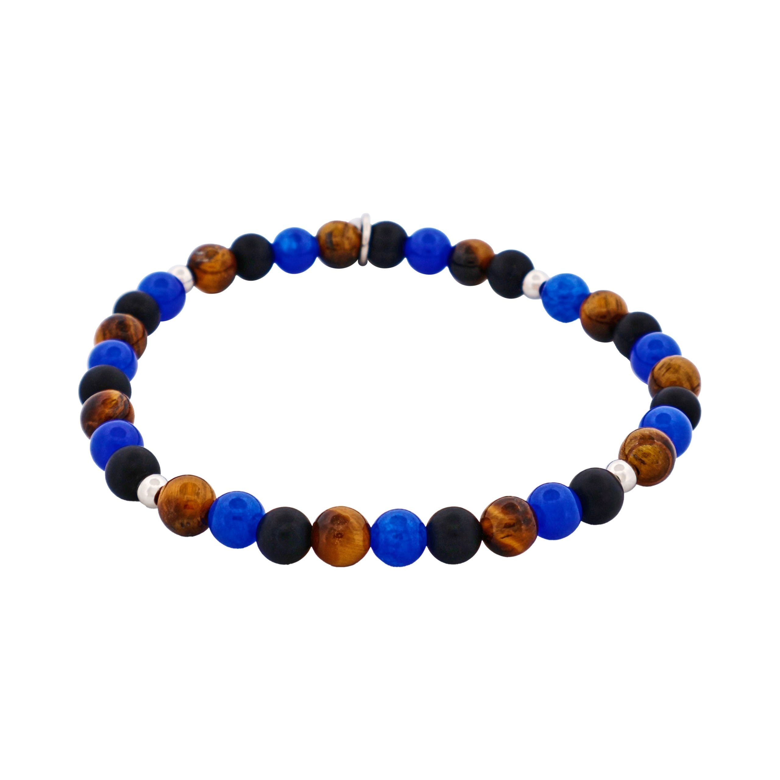 Multi Stone Beaded Bracelet