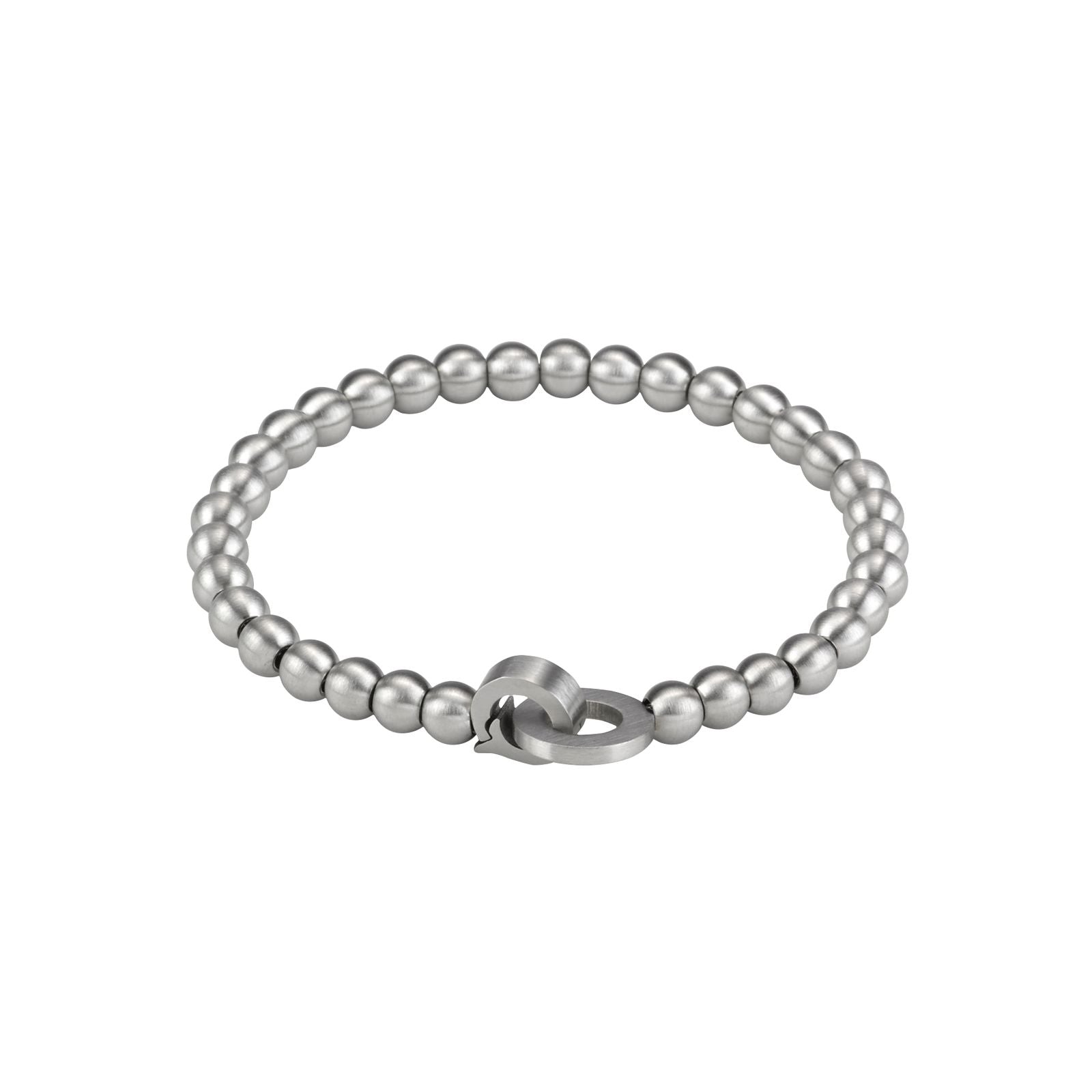 Small Steel Beaded Bracelet