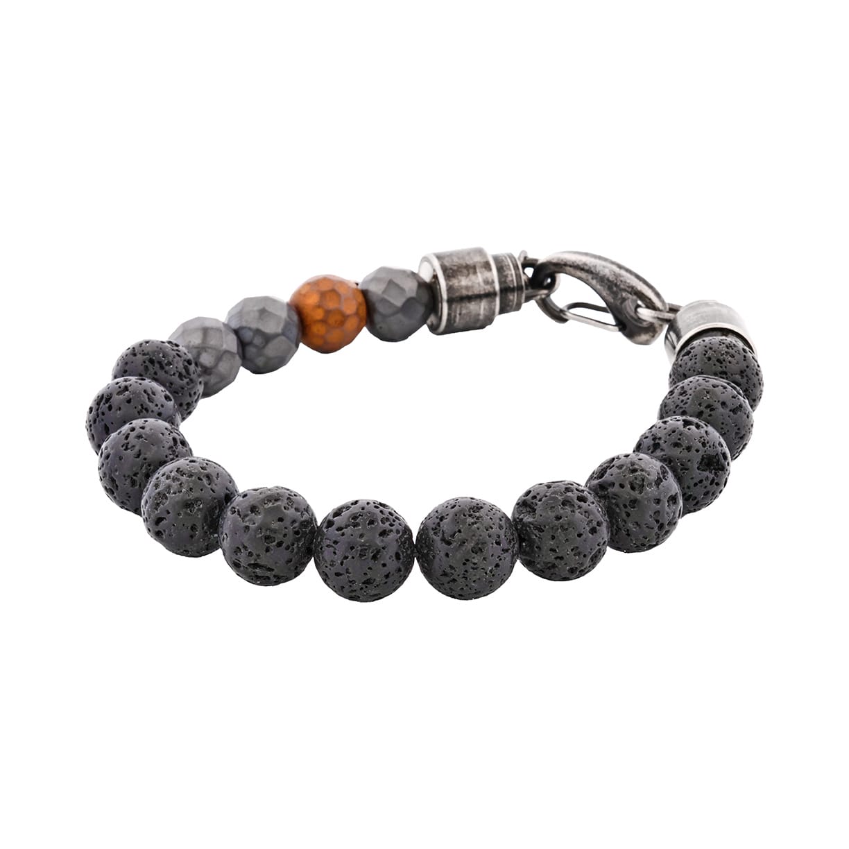 Antique Lava Beaded Bracelet