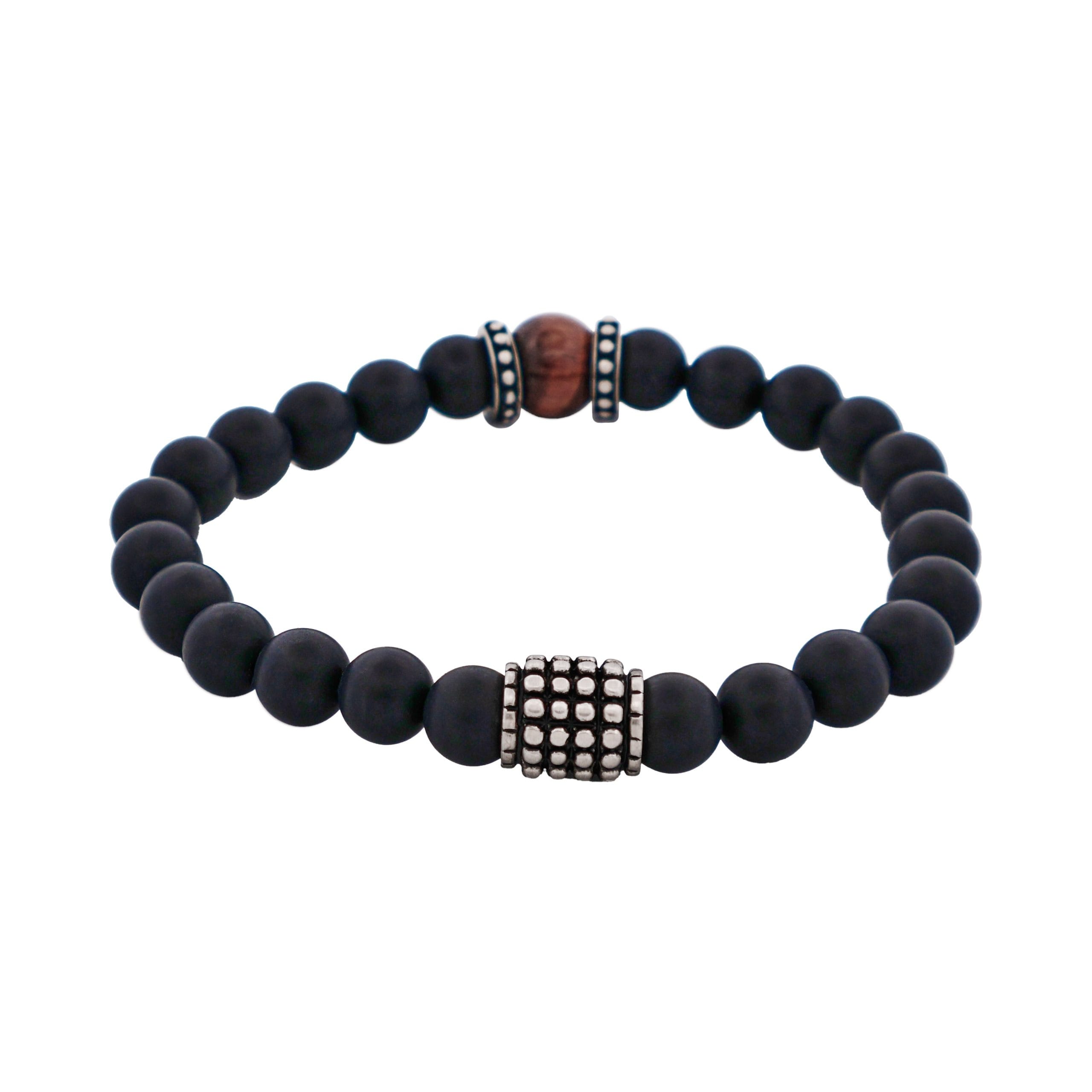 Agate Red Tiger Eye Bead Bracelet