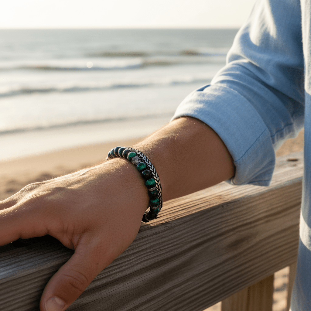 Stainless Steel Bead Bracelet