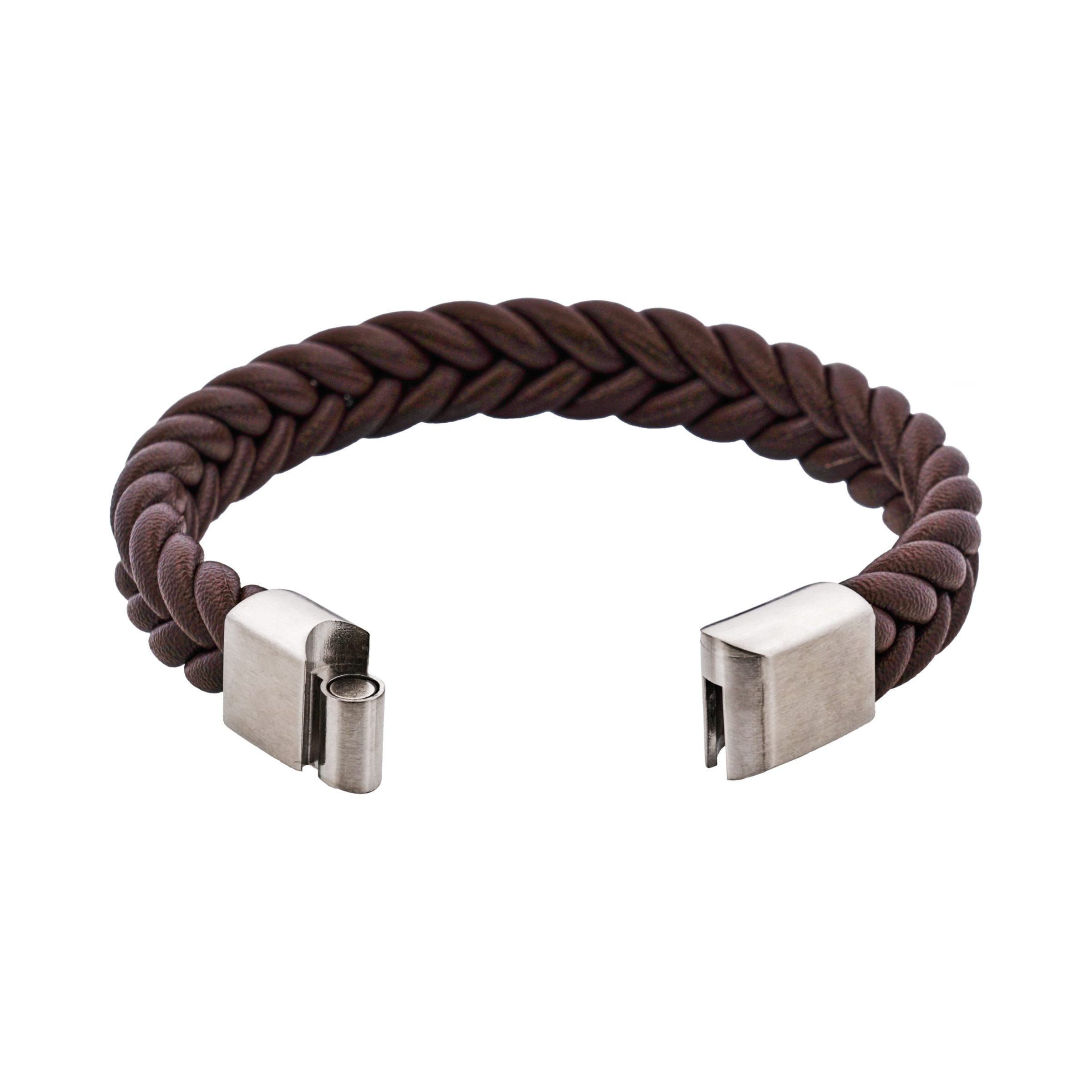 Classic Umber Leather Bracelet
