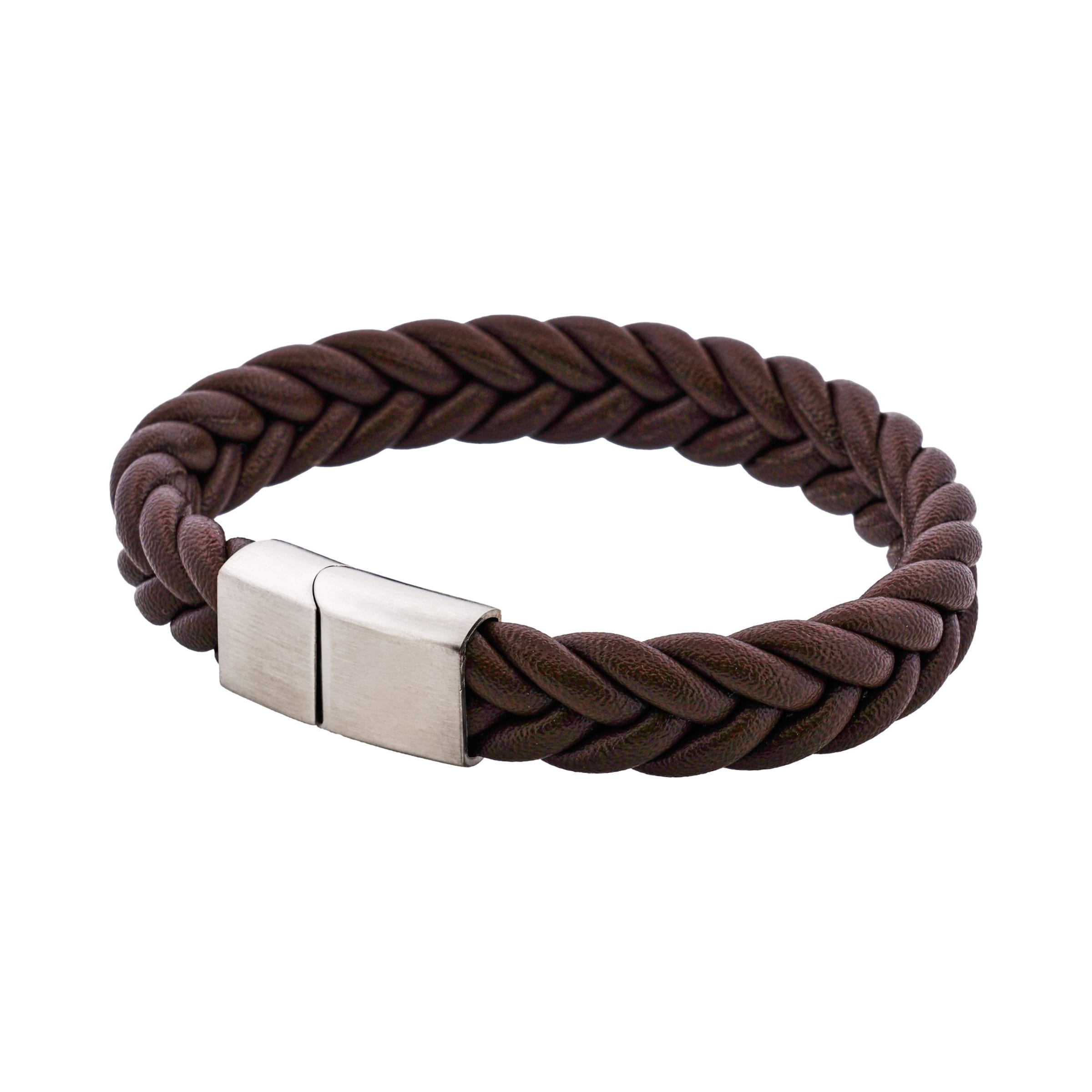 Classic Umber Leather Bracelet