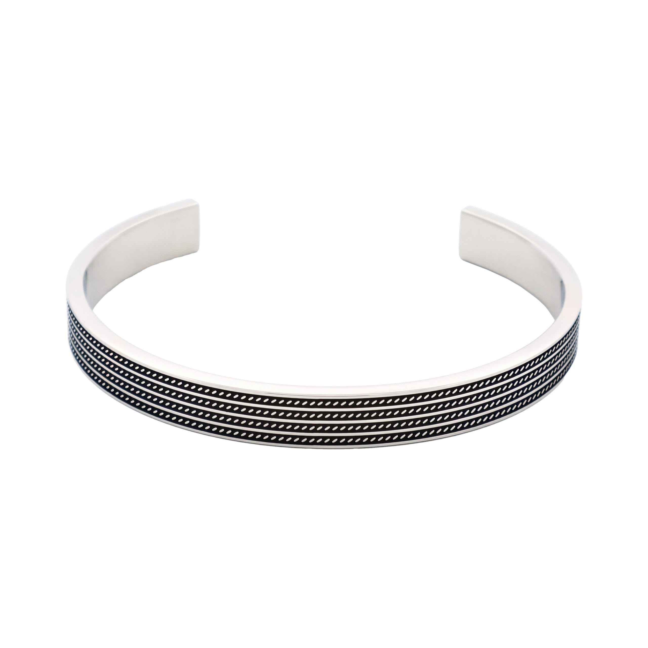 Ion Plated Gun Metal/Steel Cuff