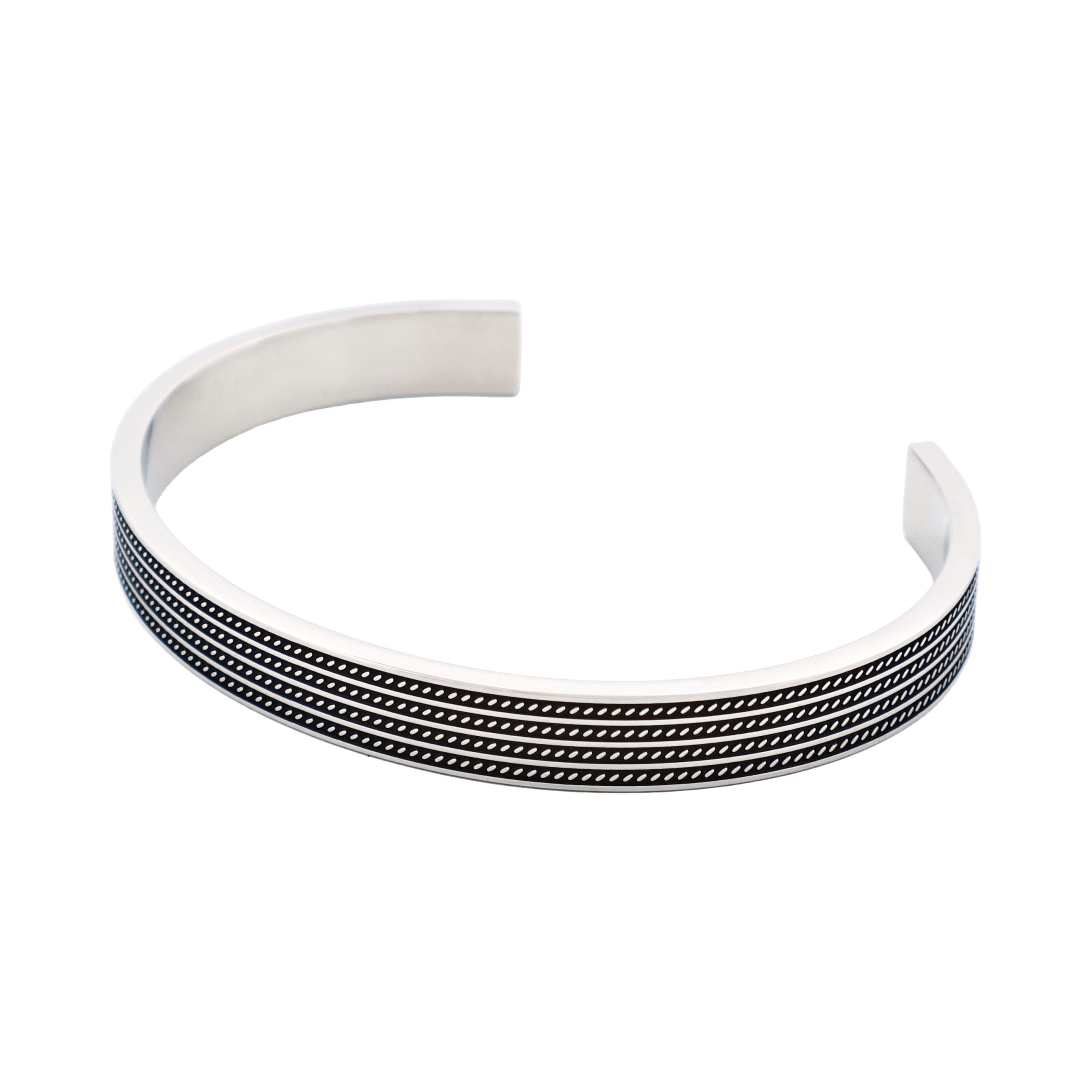 Ion Plated Gun Metal/Steel Cuff