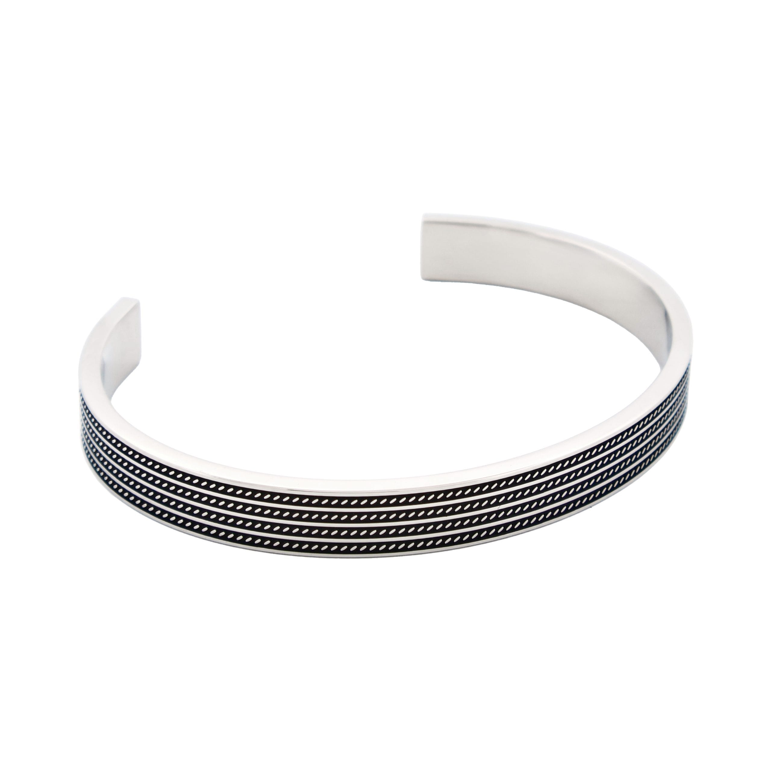 Ion Plated Gun Metal/Steel Cuff