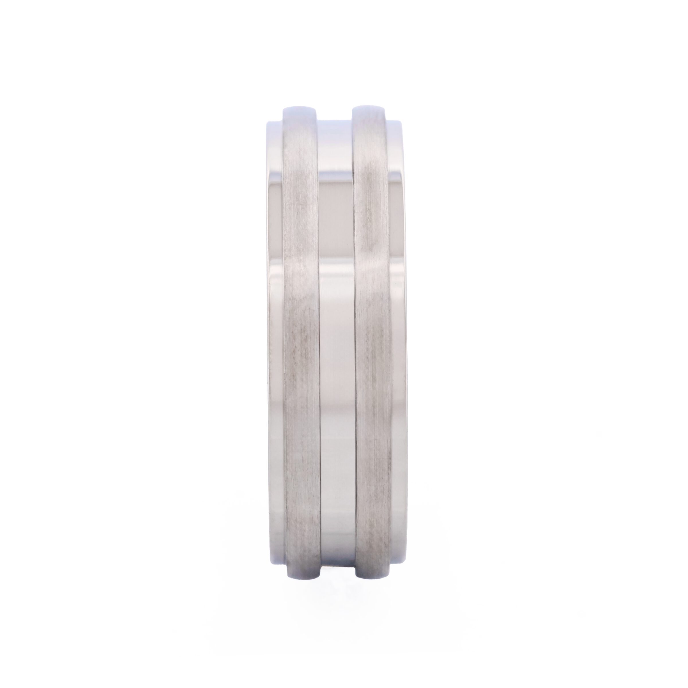 Brushed & Polished centre Stainless Steel Ring