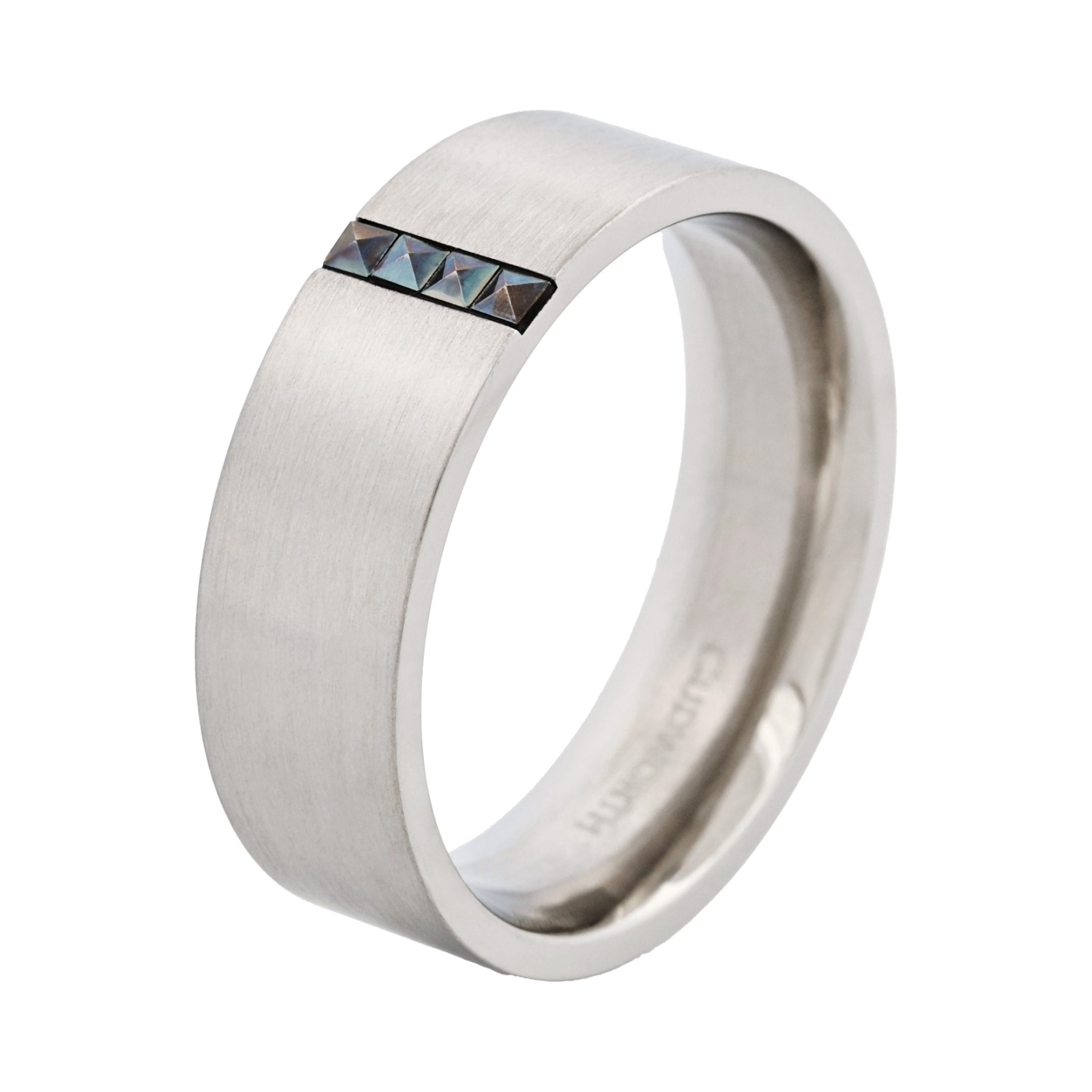 Stainless Steel & Marcasite Ring