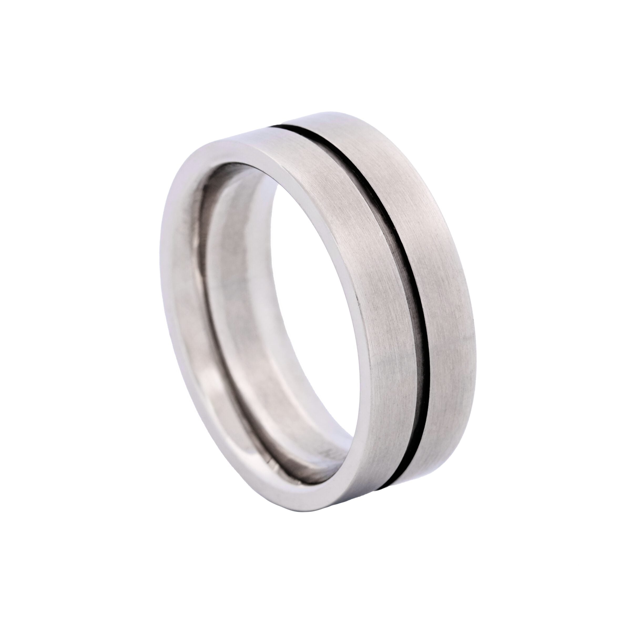 Stainless Steel Ion Plated Gun Ring
