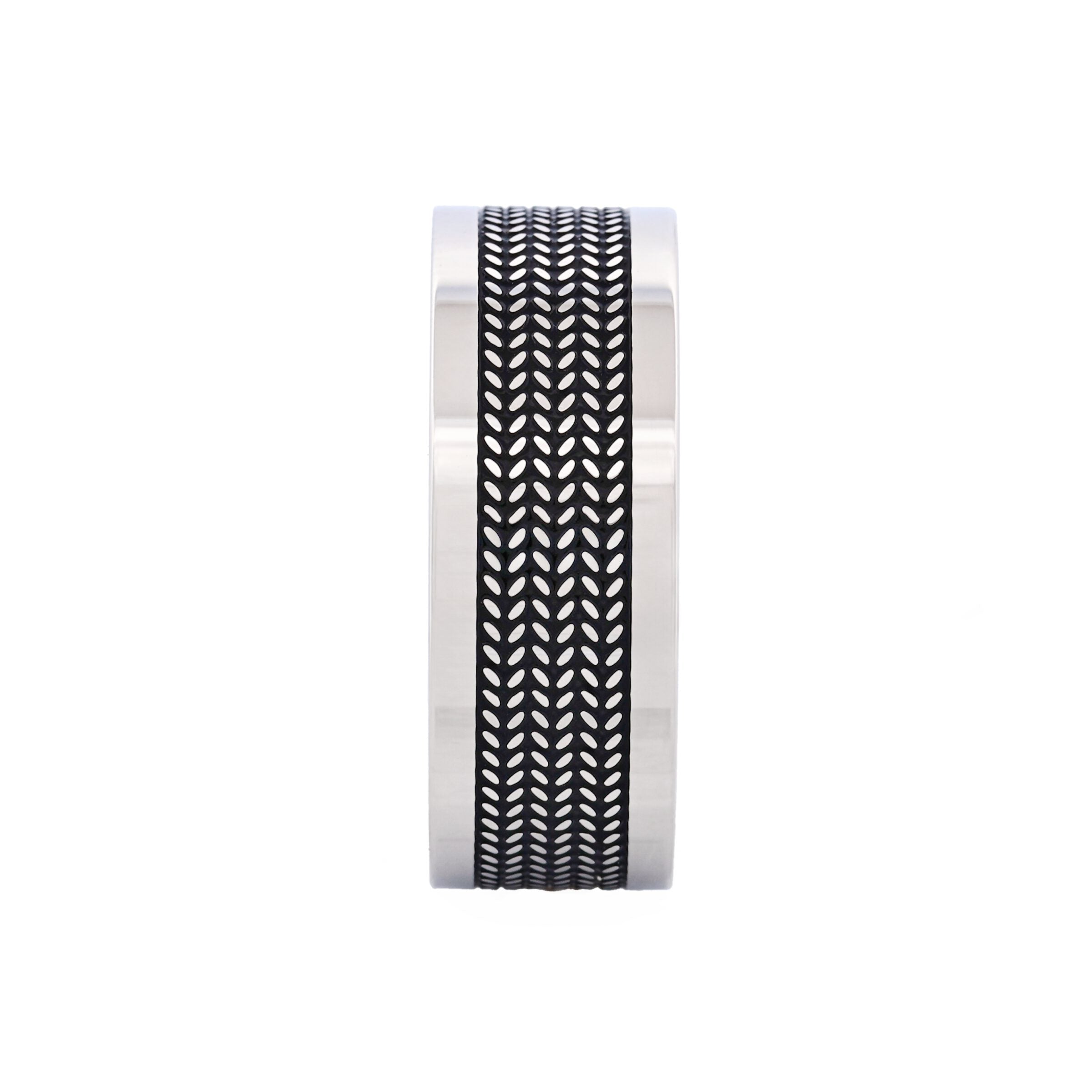 Stainless Steel Ion Plated Gun Metal Ring