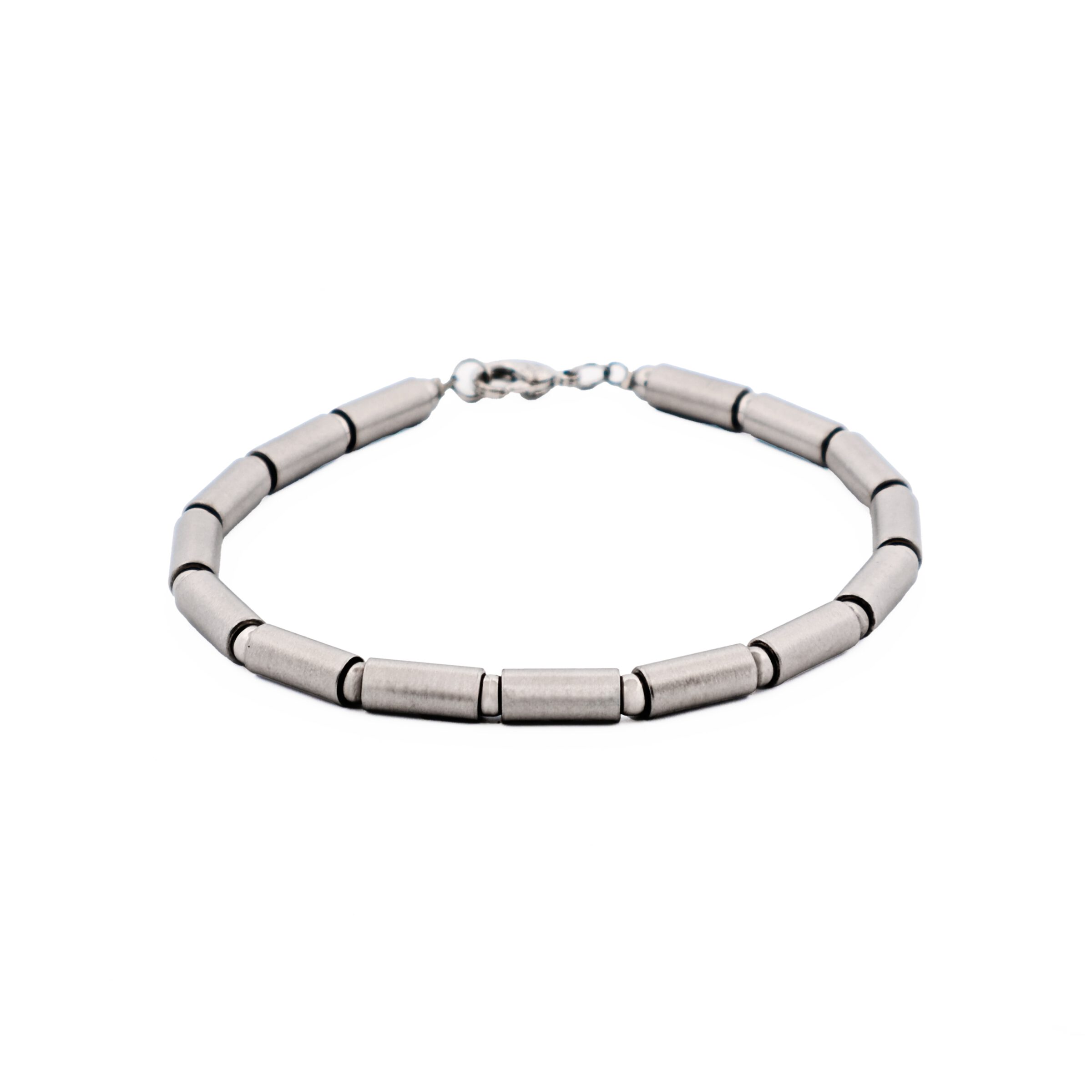 Stainless Steel Tube Link Bracelet