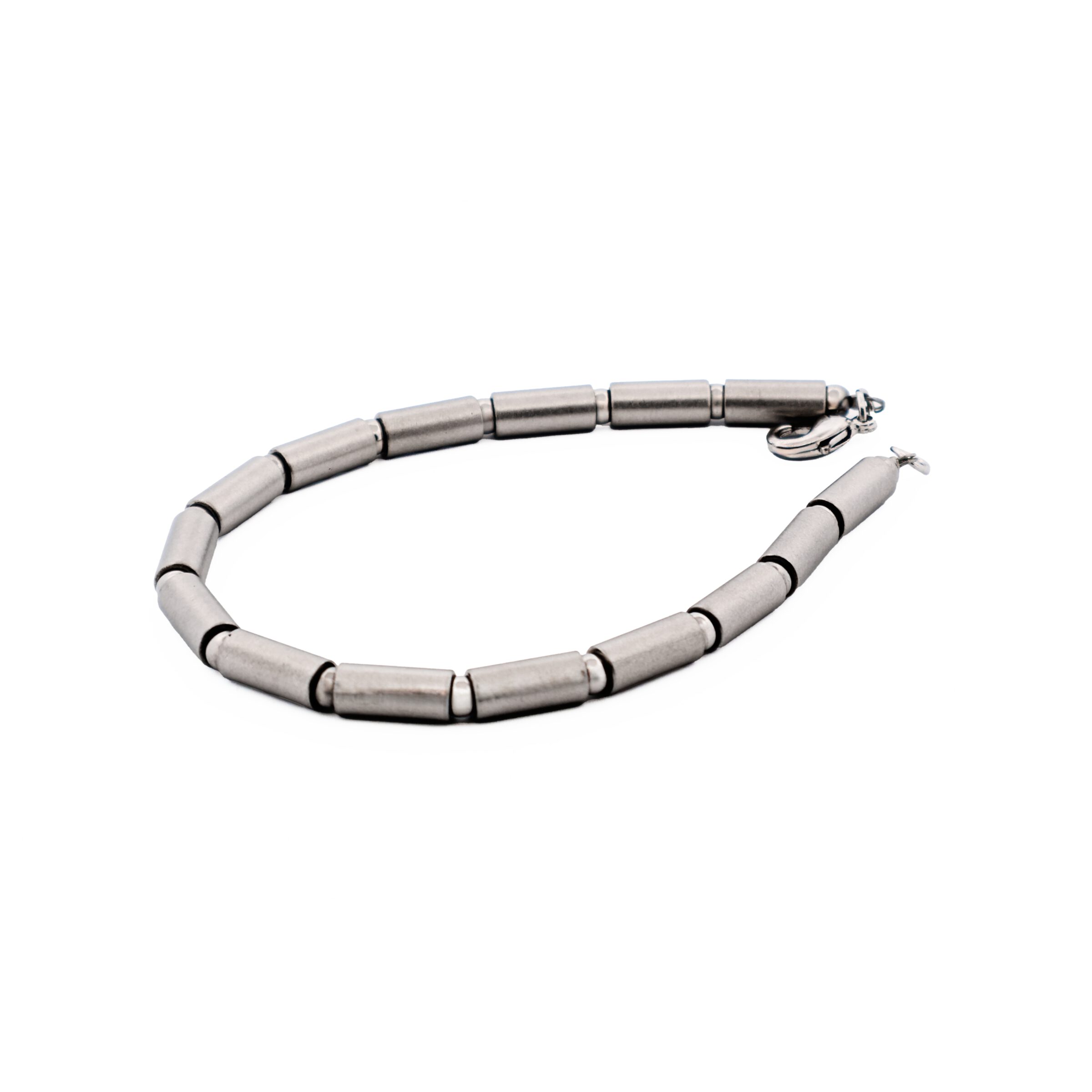 Stainless Steel Tube Link Bracelet
