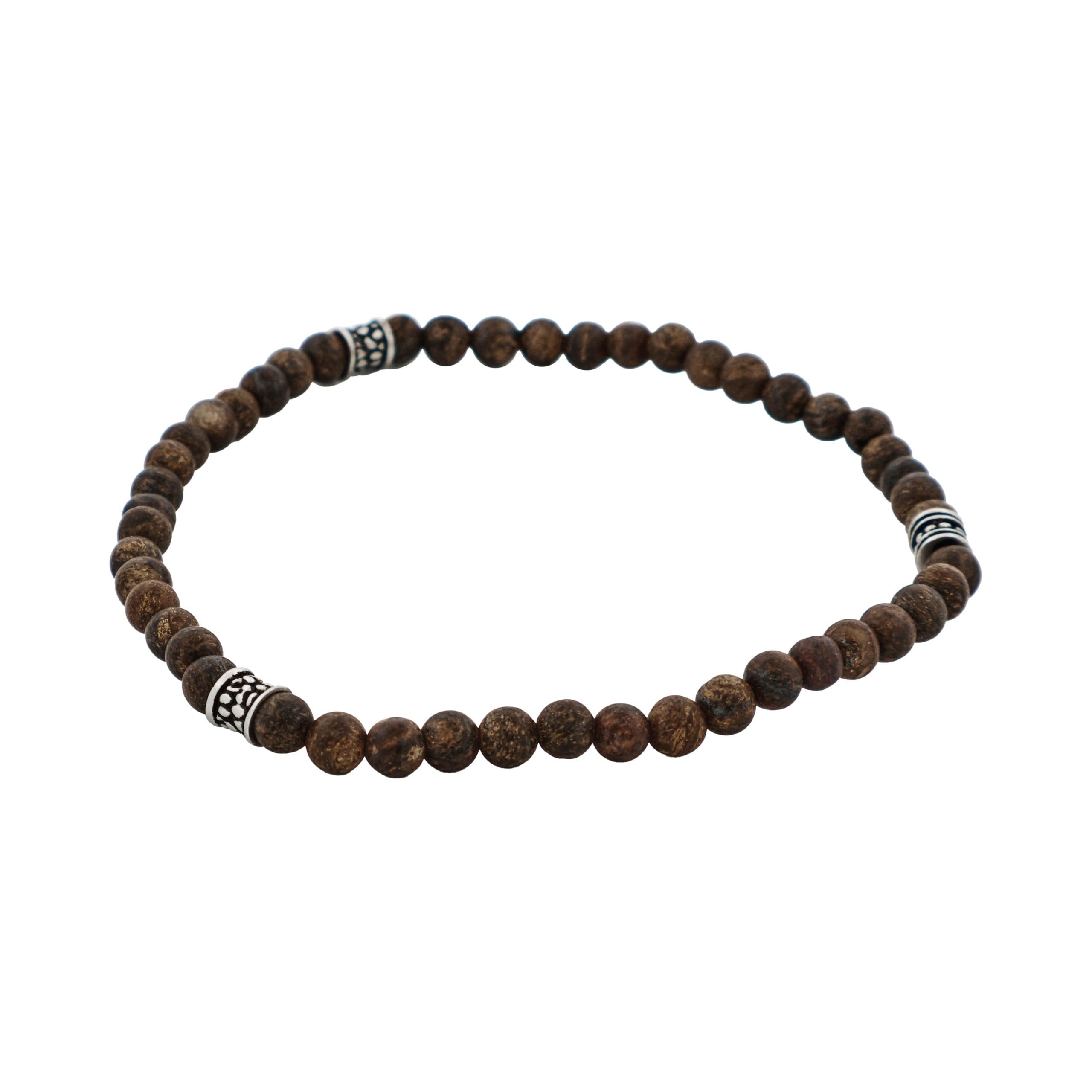 Small Bronzite Bead Bracelet