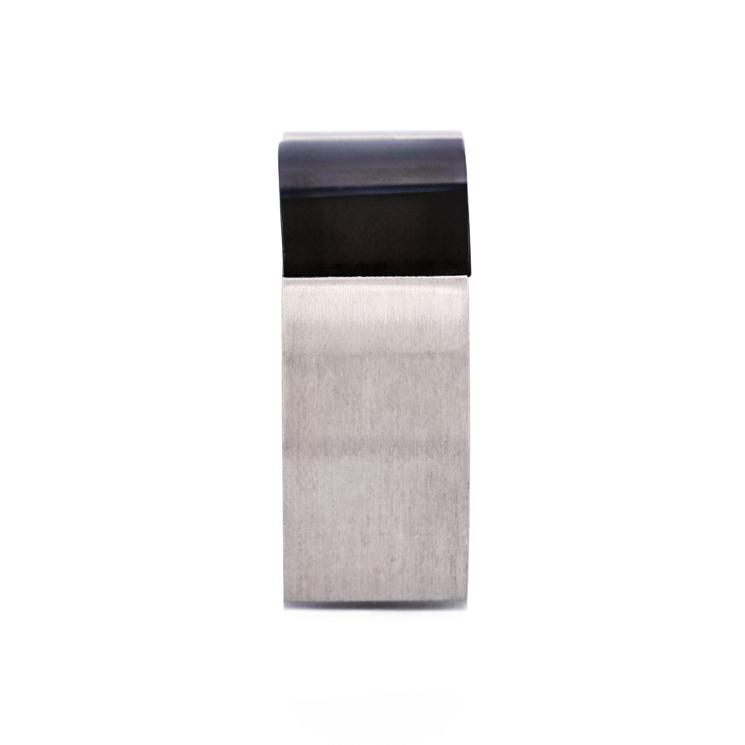 Stainless Steel/Ion Plated Black Ring