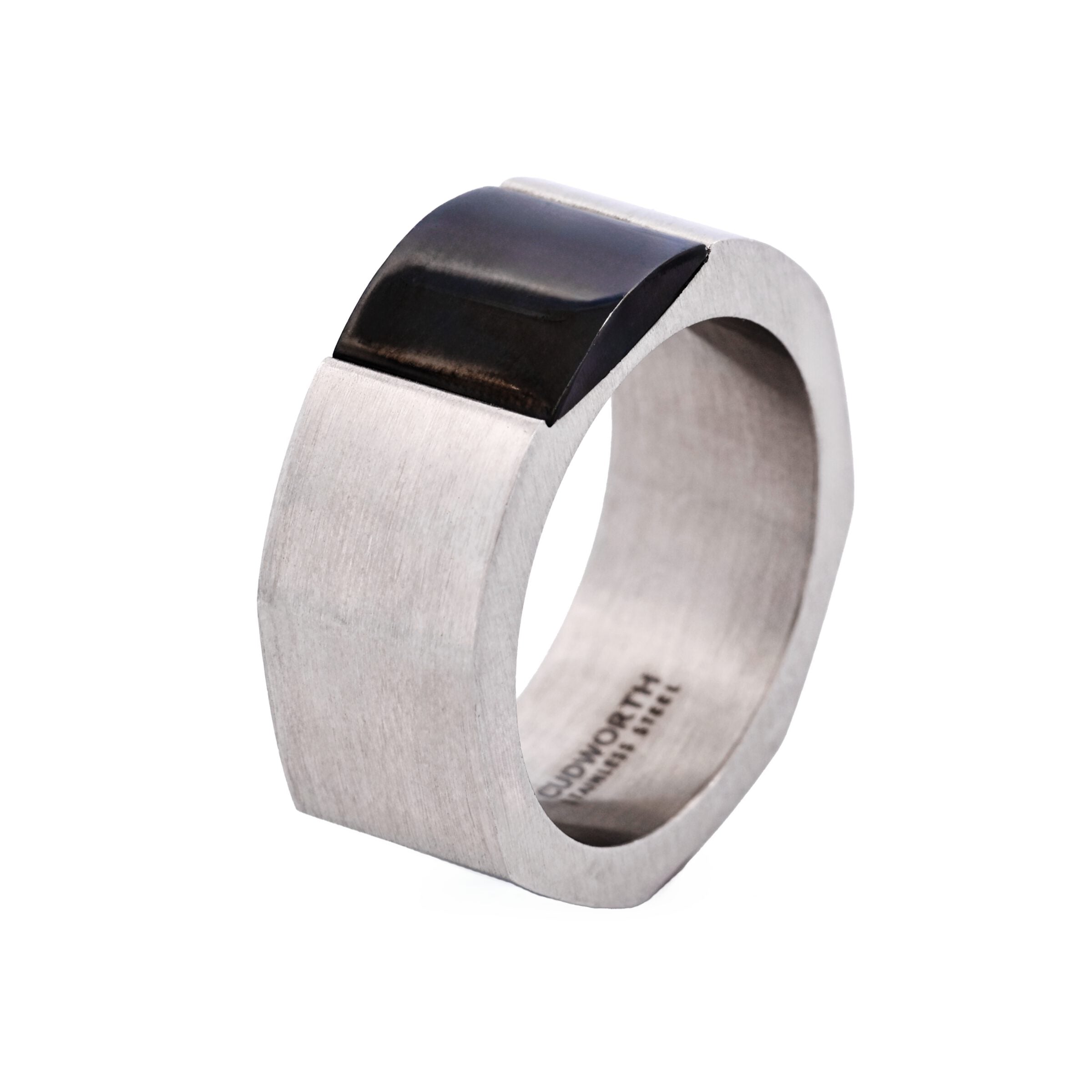 Stainless Steel/Ion Plated Black Ring