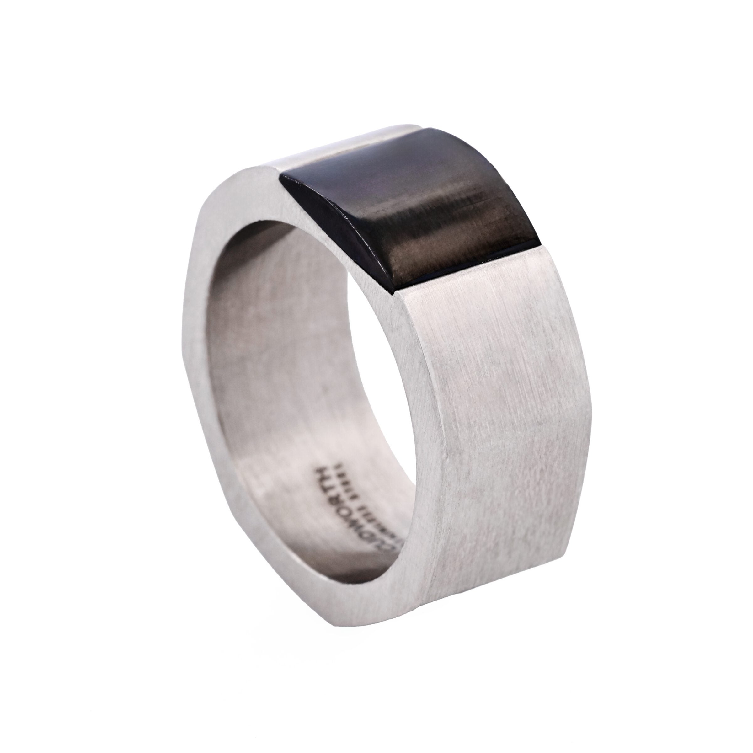 Stainless Steel/Ion Plated Black Ring