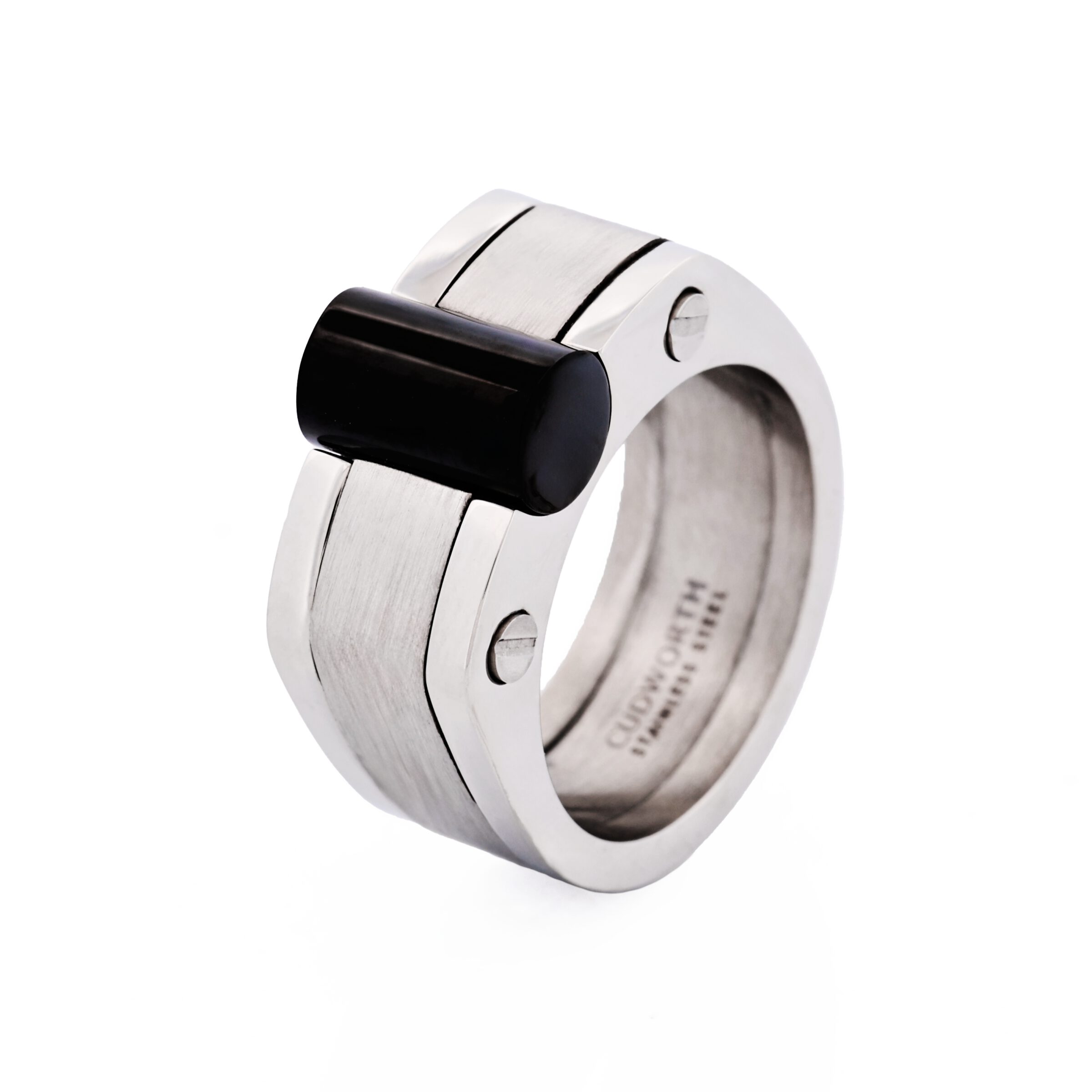 Stainless Steel/Ion Plated Black Ring
