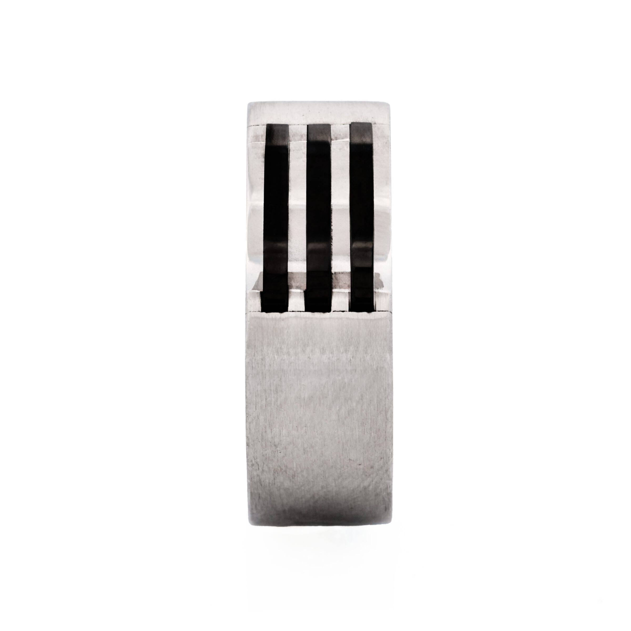 Stainless Steel/Ion Plated Black Ring