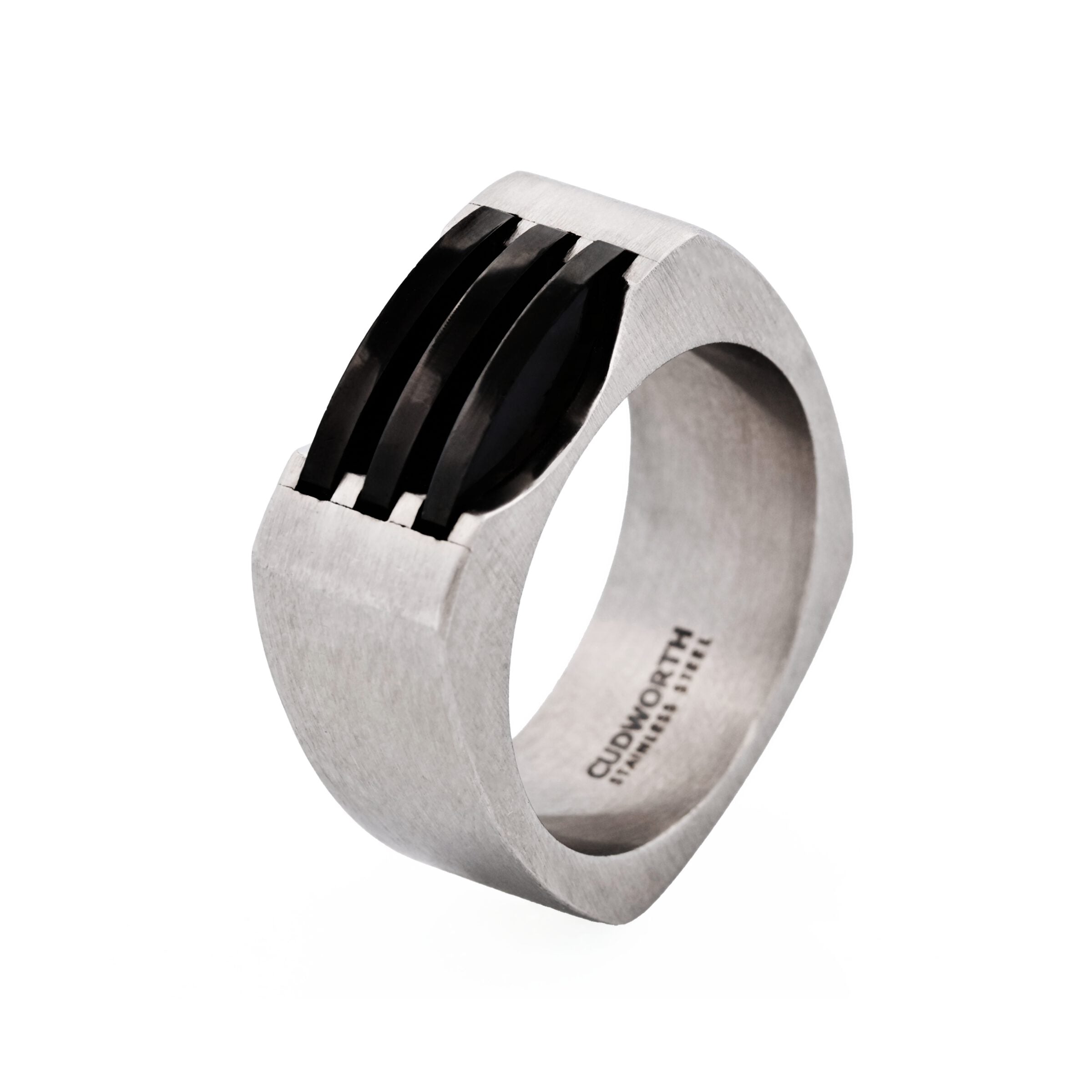 Stainless Steel/Ion Plated Black Ring