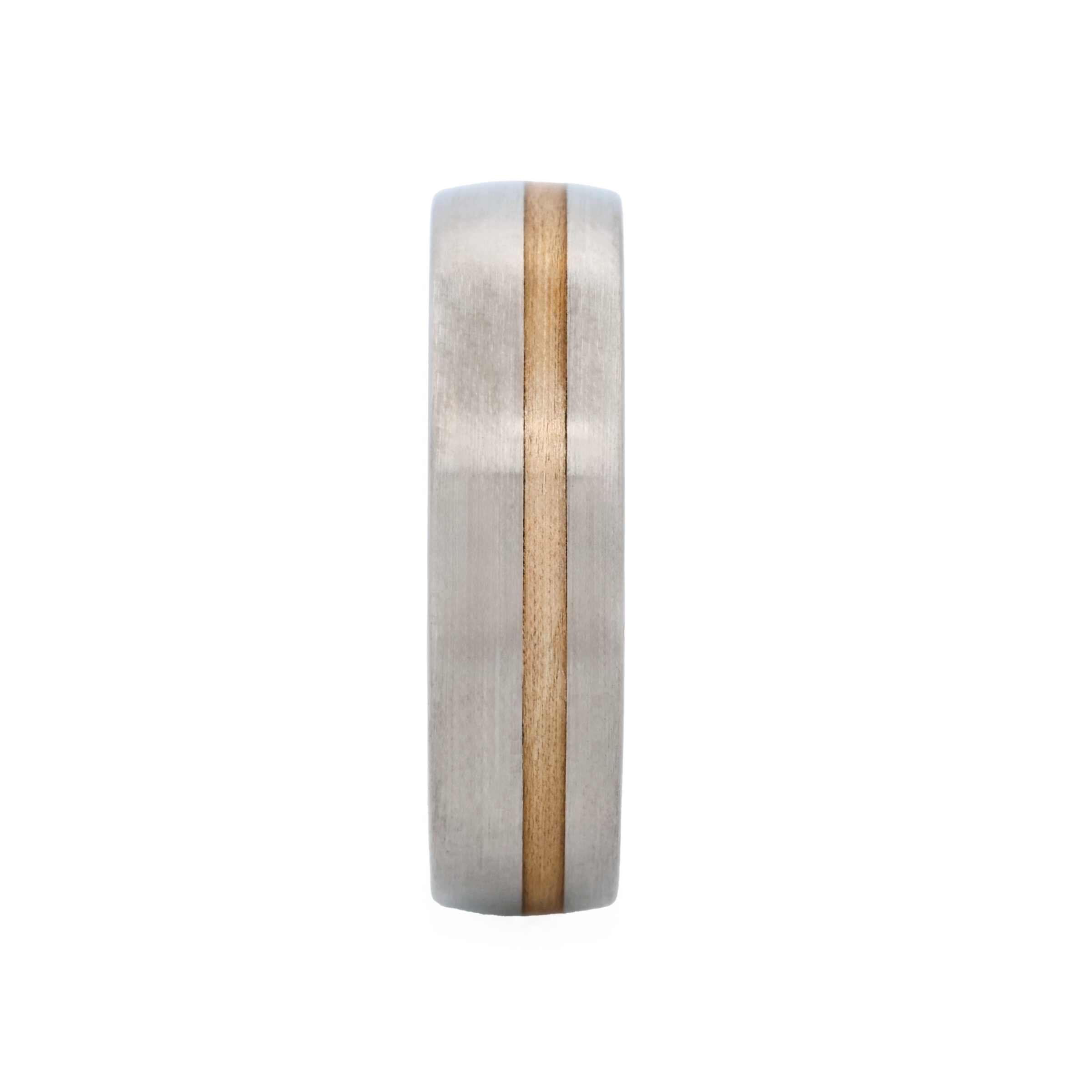 Cudworth Two-tone single strip Stainless Steel Ring