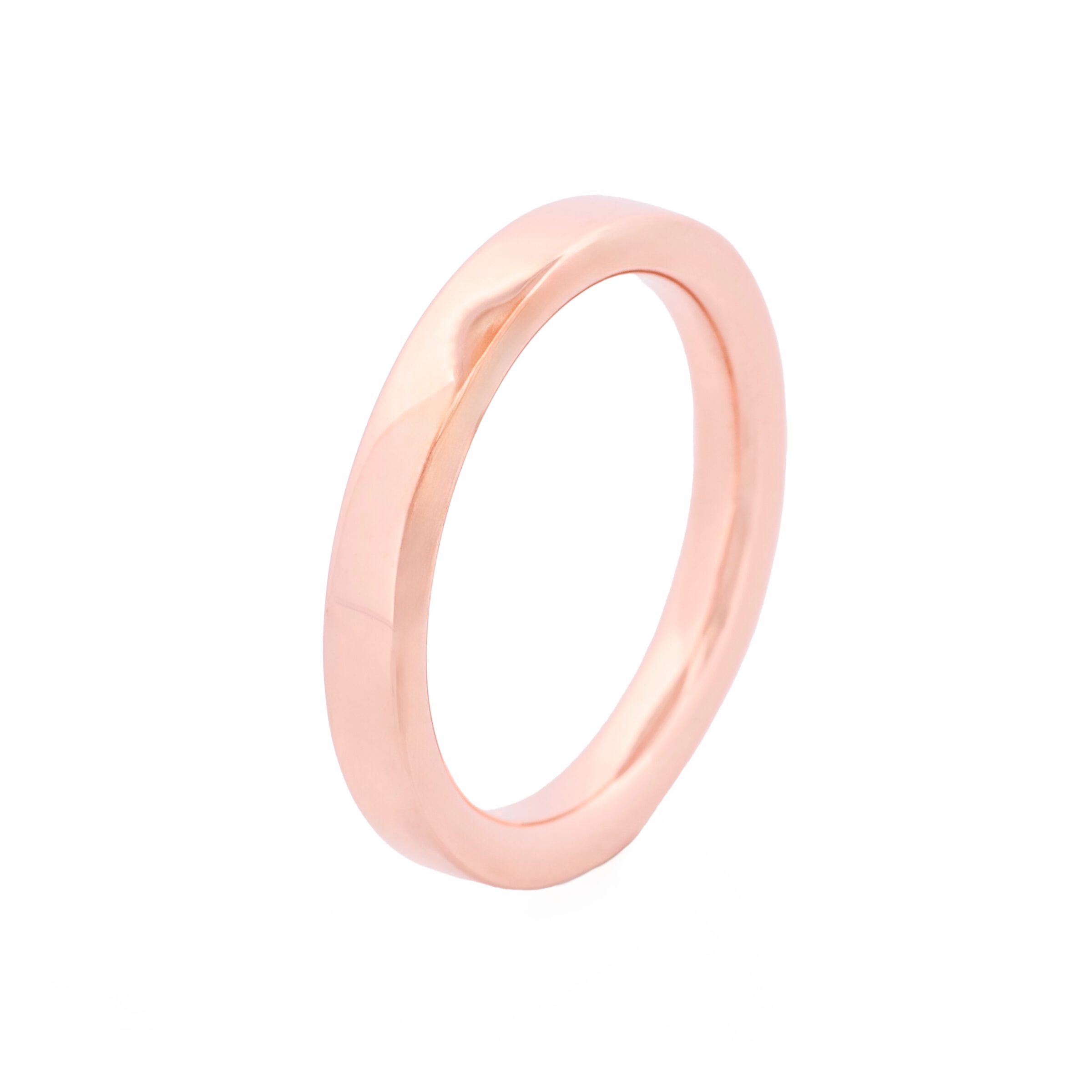 Sterling Silver Rose Gold Plated Ring