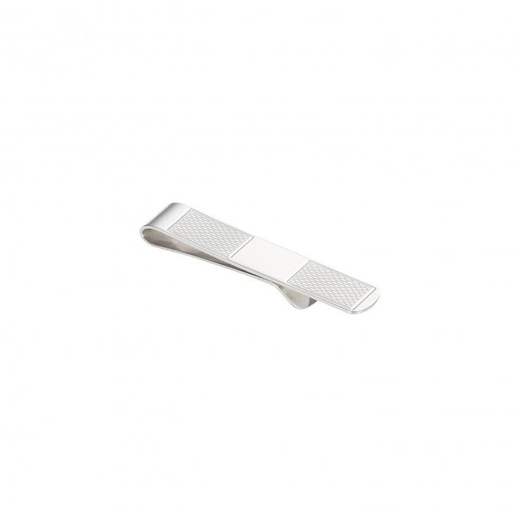 Rhodium plated Sterling Silver Money Clip