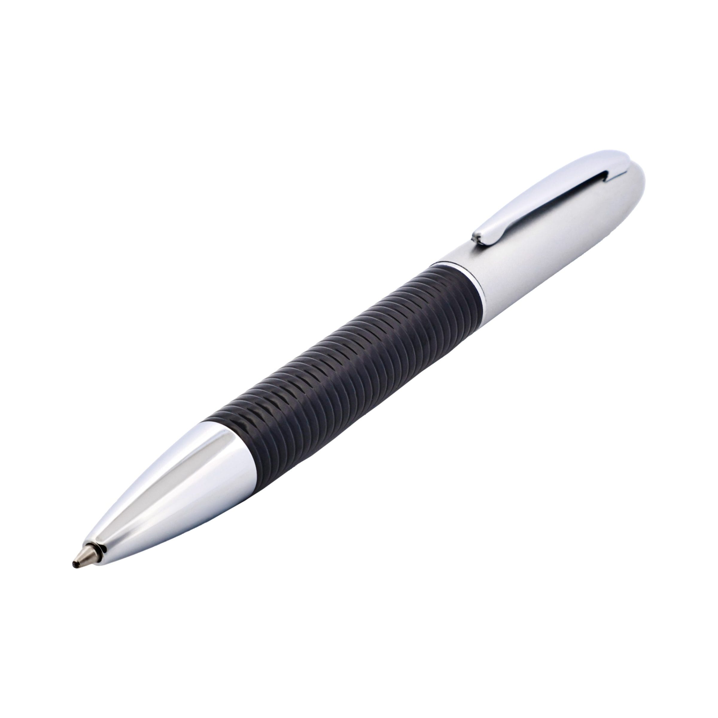 Cudworth Ballpoint Pen, Black Silver