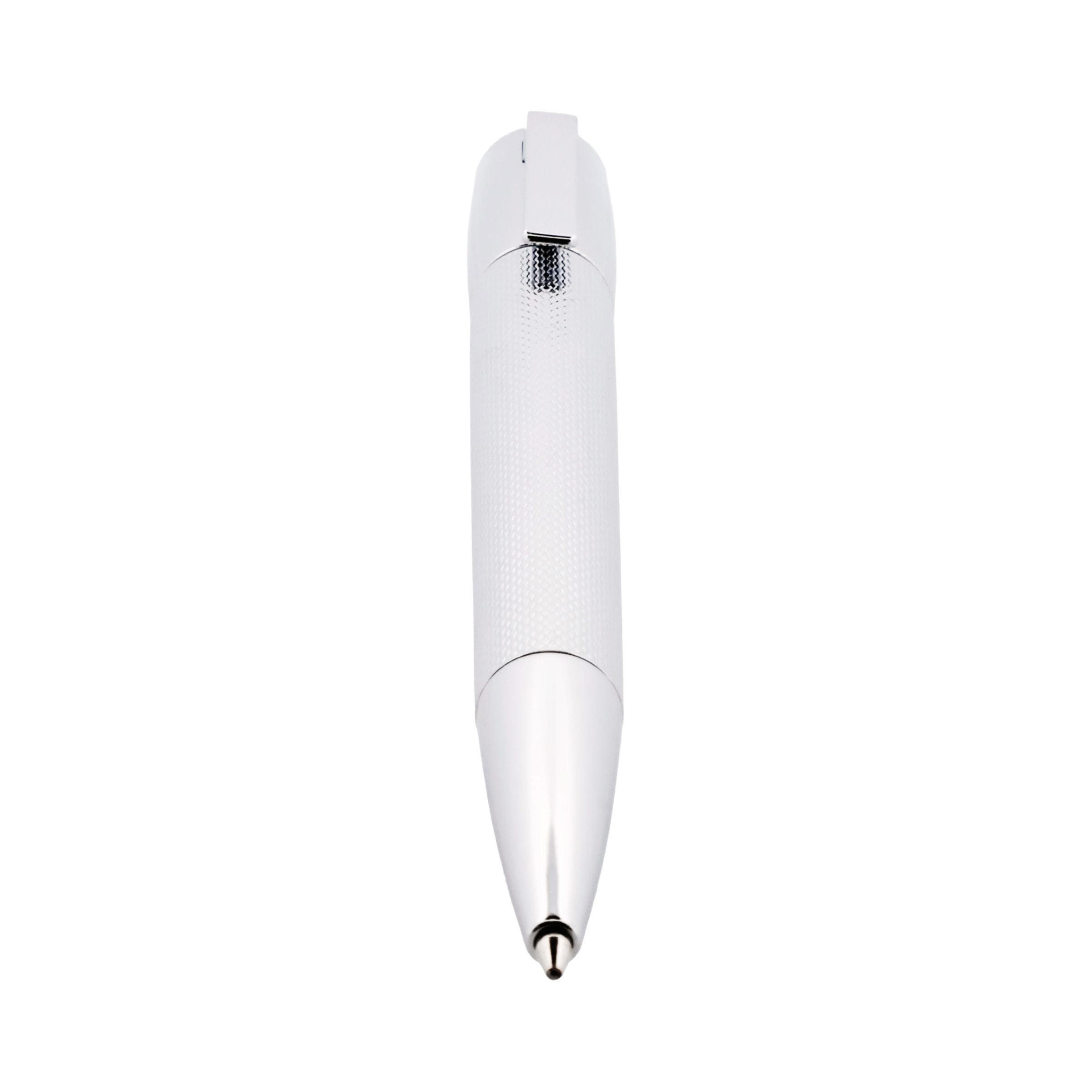 Cudworth White Textured Ballpoint Pen