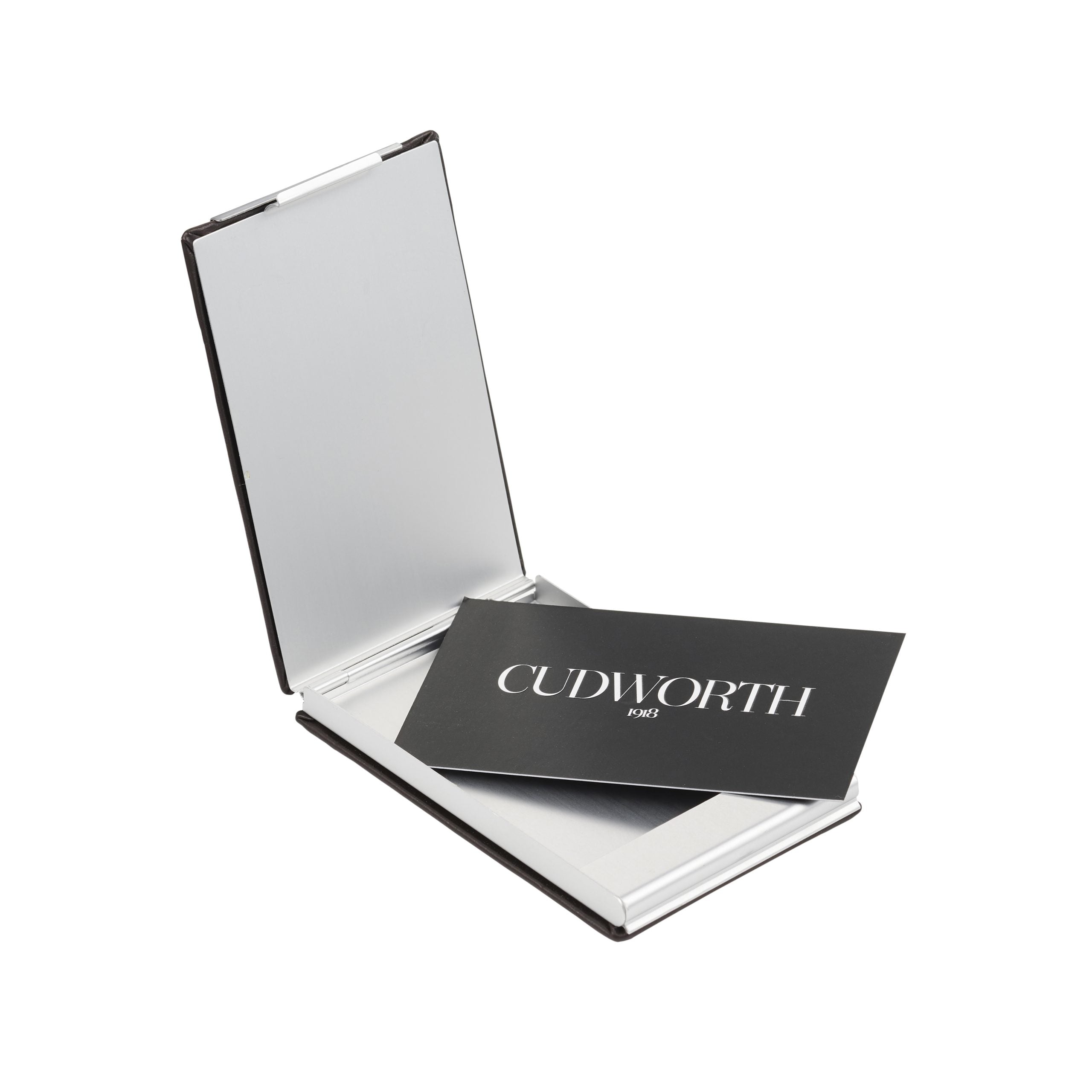 Brown Pu Business Card Holder