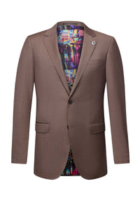 C8 Latte is a crowd puller in our range. Earthy tone suits are rare these days – Our designers have got the colour spot-on with this new C8 Latte suits.

Uniquely woven using in 3 x different colour of Merino wool fibres to create this stunning shark-skin effect. This is not a brown suit or a Khaki suit – see for yourself to decide the undertone of this new suit.

Since its launch, C8 Latte has quickly become a cult classic in our range, we have a dedicated fan following for this colour and it is always in 