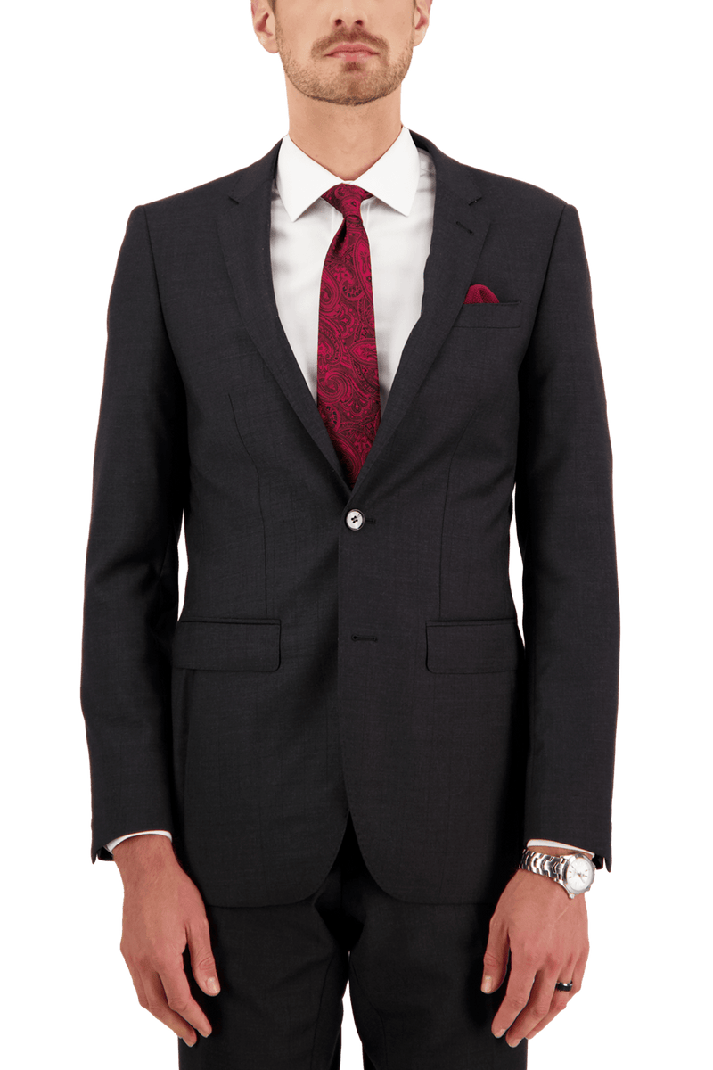 D5 - Charcoal Abram Jacket - Pure Wool - Harrys for Menswear