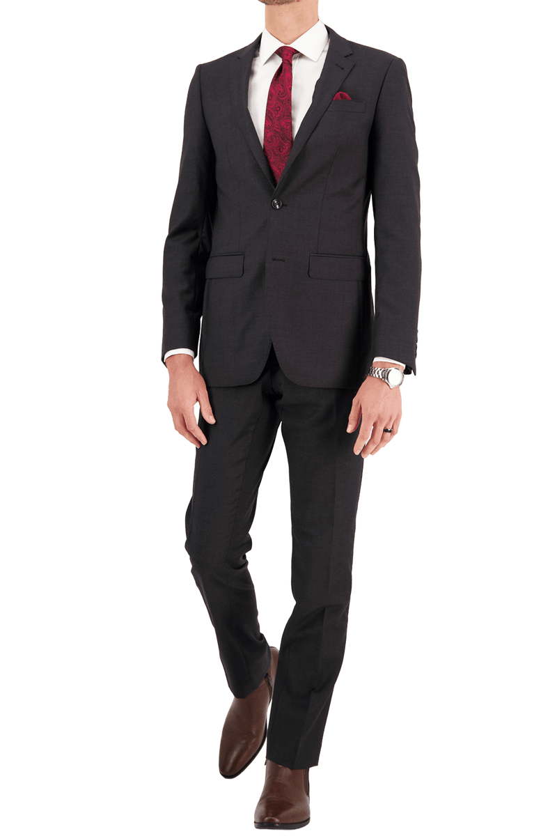 D5 - Charcoal Abram Jacket - Pure Wool - Harrys for Menswear