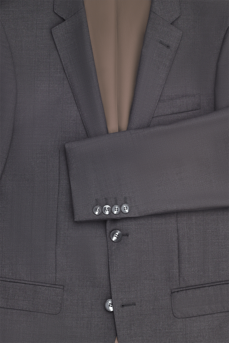 D5 - Charcoal Abram Jacket - Pure Wool - Harrys for Menswear