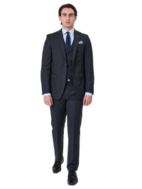 SW4 - Charcoal Abram Pin - Stripe Suit Jacket |Harrys for Menswear - Harrys for Menswear