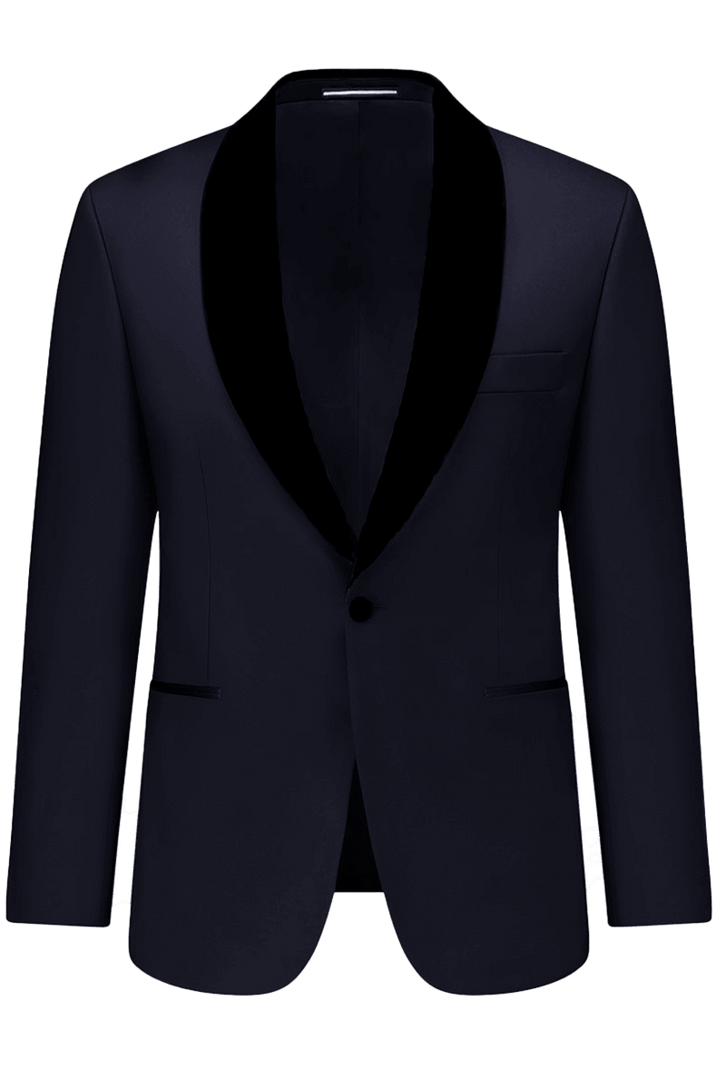 Ainslie Dinner Jacket Shawl Collar - Navy