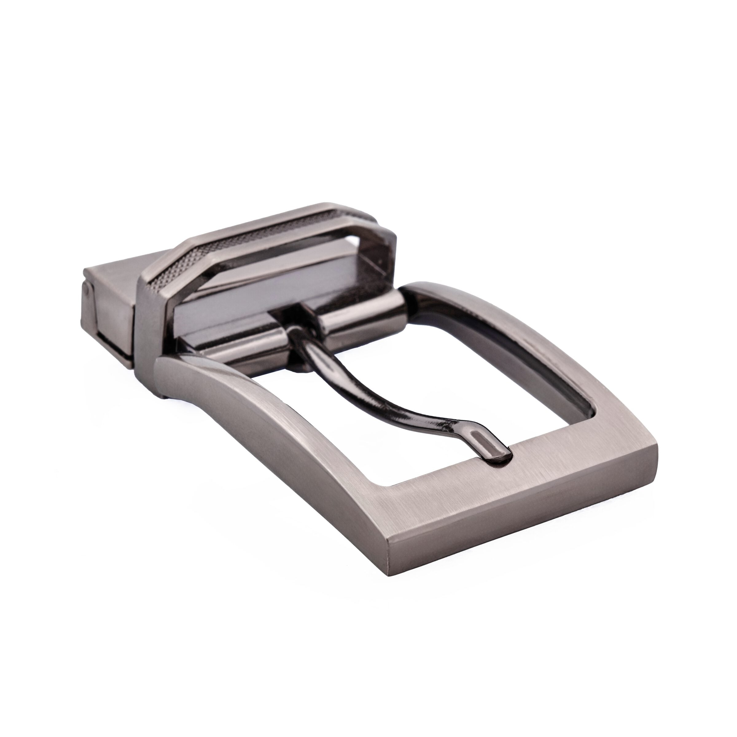 Light Brushed Gun Metal Belt B