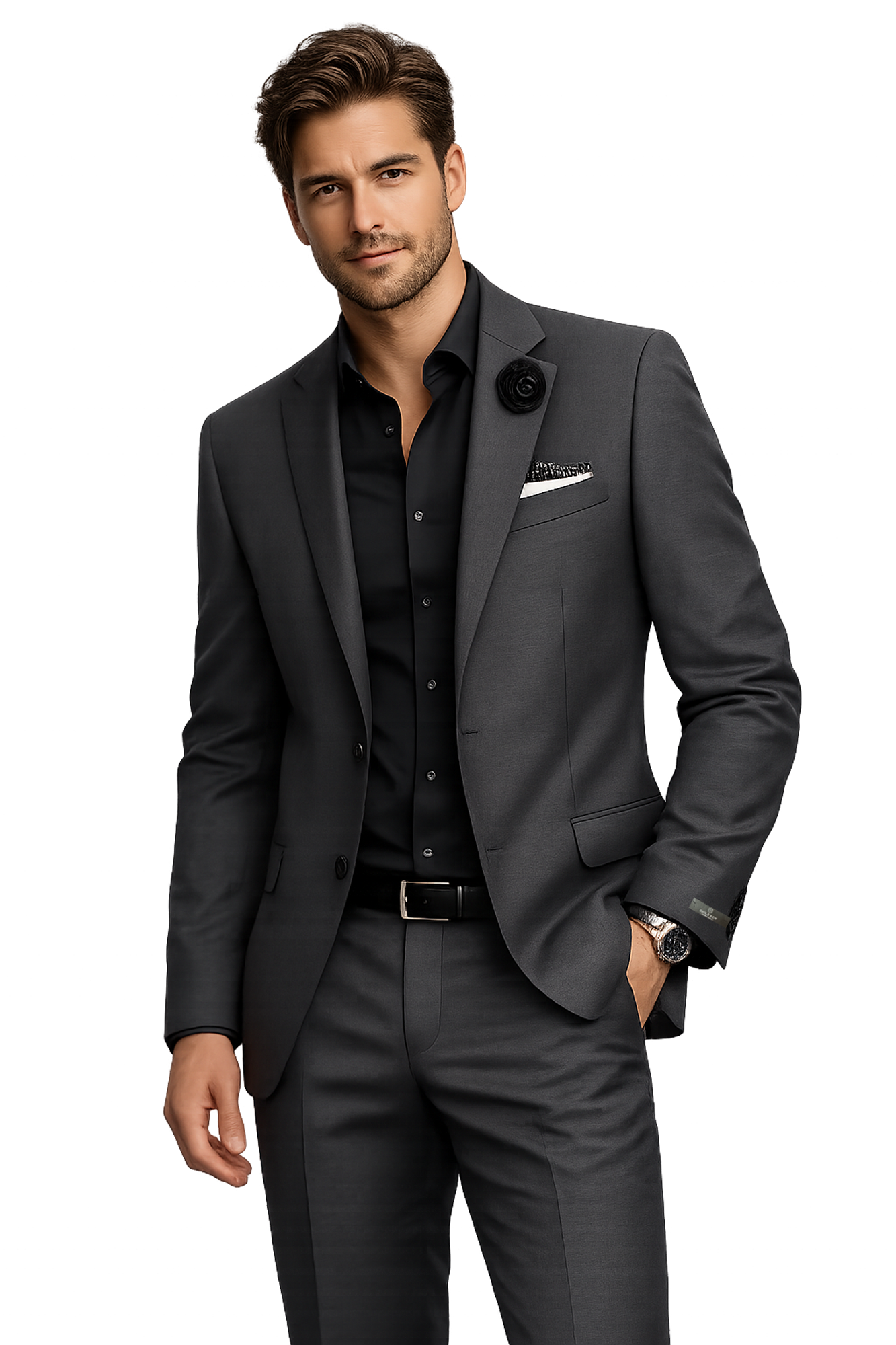 B4 Abram Charcoal Jacket ( Sold Seperately)