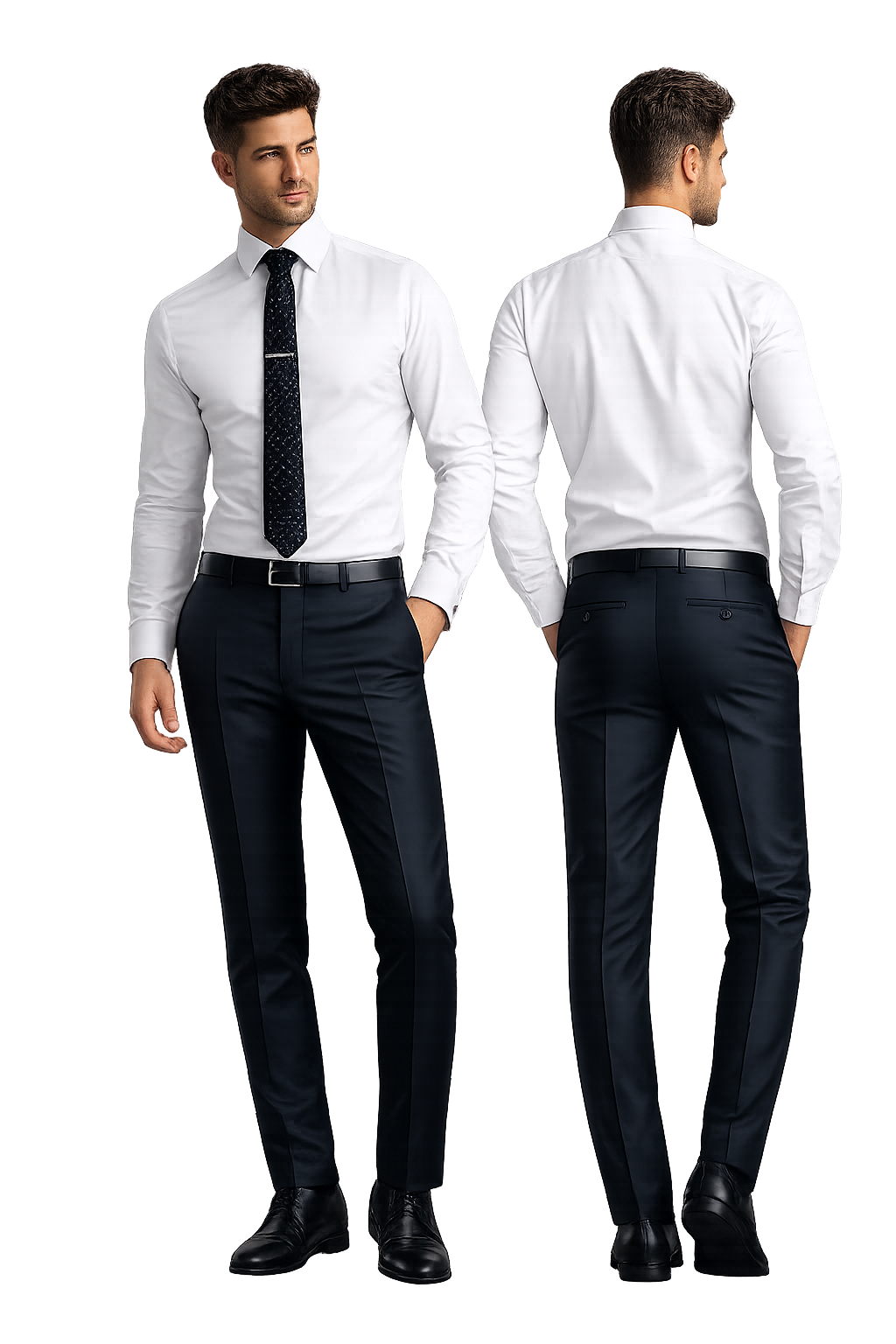 B9- Black Jesse Slim Trouser