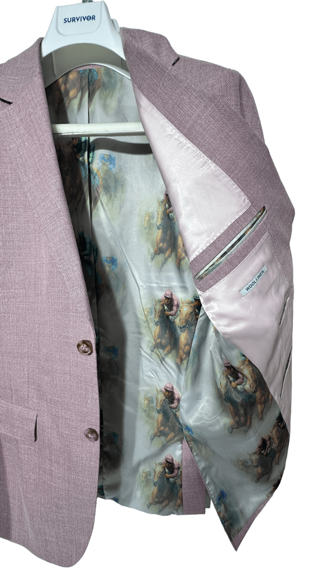 BF Abram Fancy Jacket - Pink / Mint - Harrys for Menswear