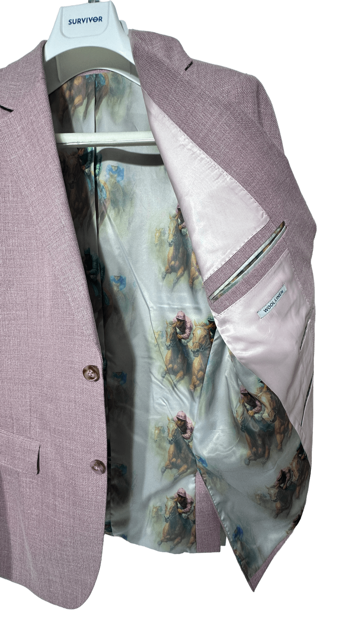 BF Abram Fancy Jacket - Pink / Mint - Harrys for Menswear