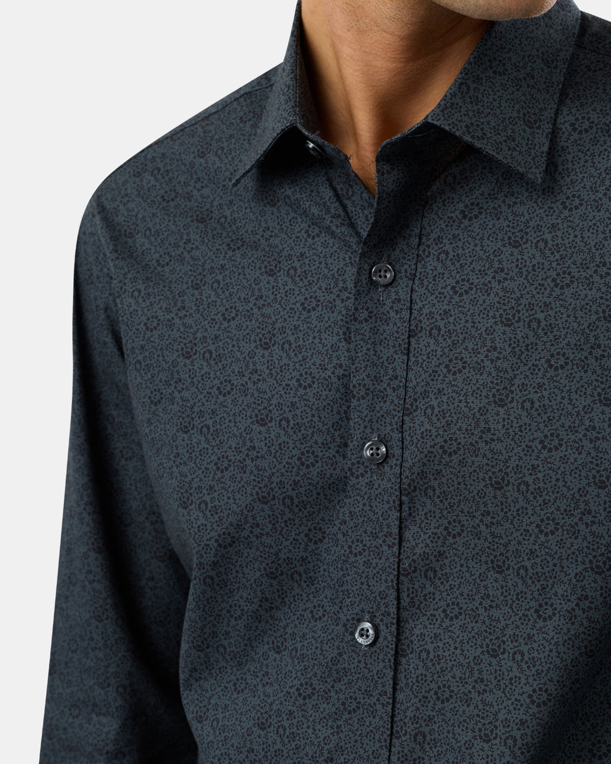 Brooksfield Grey Stretch Business Shirt | BFC2659