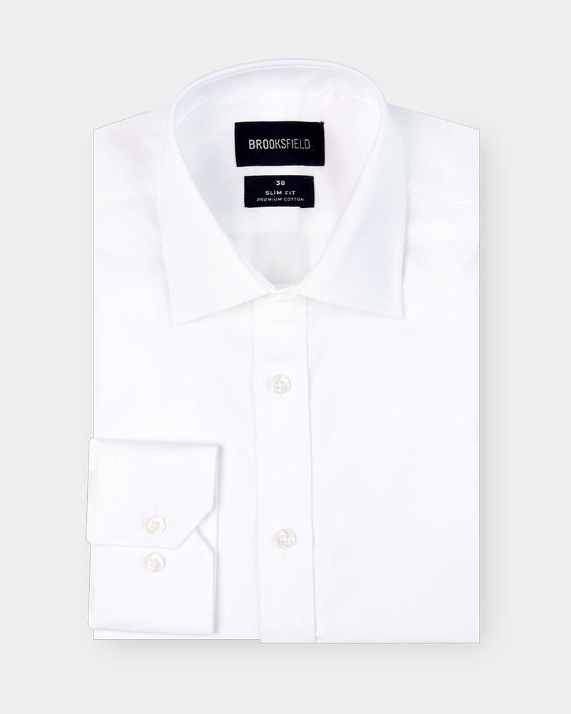 BFC939 - Brooksfield Luxe Business Shirt - Harrys for Menswear