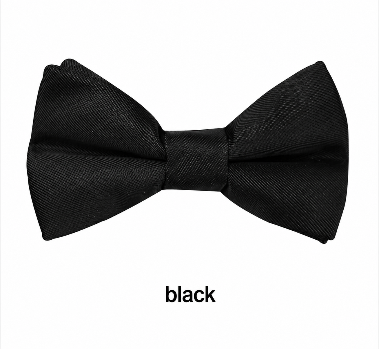 **Boys Matte Black Bow Tie**

Complete the perfect formal look with our classic Boys Matte Black Bow Tie. Featuring a sophisticated matte finish, it's the ideal accessory for weddings, school formals, page boys, black-tie events, and special occasions.

* Elegant matte finish for a modern look
* Bow measures **8.5cm** across
* Adjustable neck strap with a **full length of 45cm**
* Comfortable, secure fit
* A timeless finishing touch for every young gentleman

Smart, stylish, and easy to wear—an essential ac