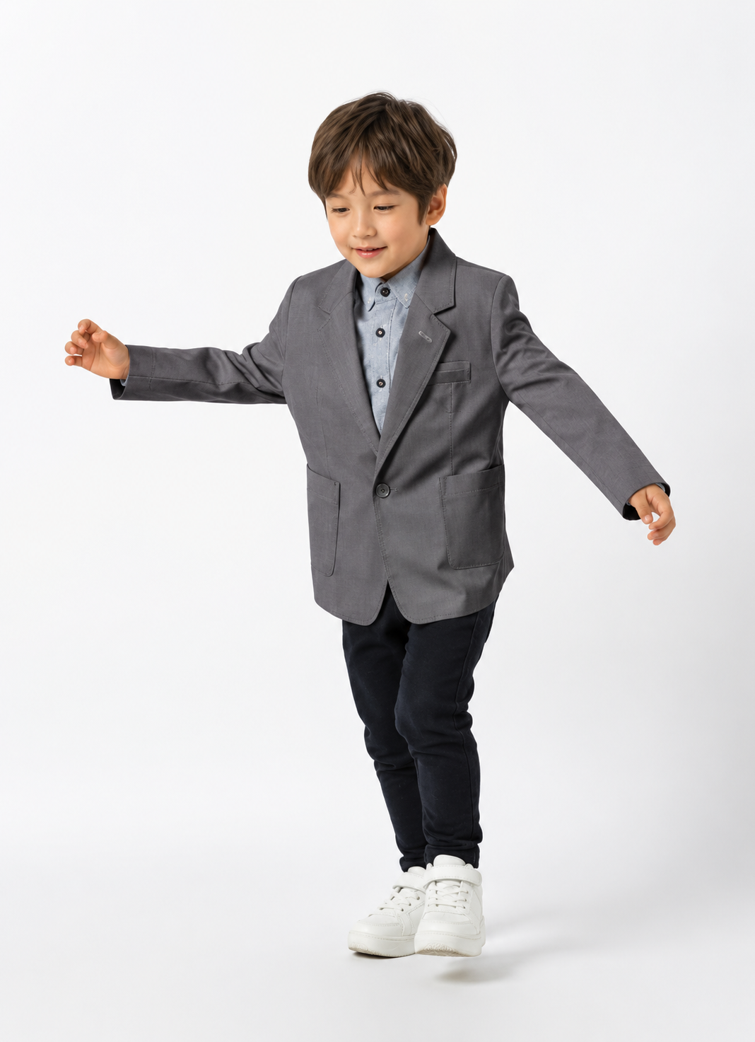 ### Boys Ledger Cotton Sports Jacket

Smart, stylish and made for every occasion, the **Ledger Cotton Sports Jacket** is a modern wardrobe essential for young gentlemen. Crafted from premium cotton with a comfortable tailored fit, this versatile blazer is perfect for dressing up without sacrificing comfort.

Whether it's a wedding, birthday celebration, family photos, school event or smart-casual outing, the Ledger Sports Jacket adds effortless style to any outfit. Pair it with the matching **Ledger Stretch